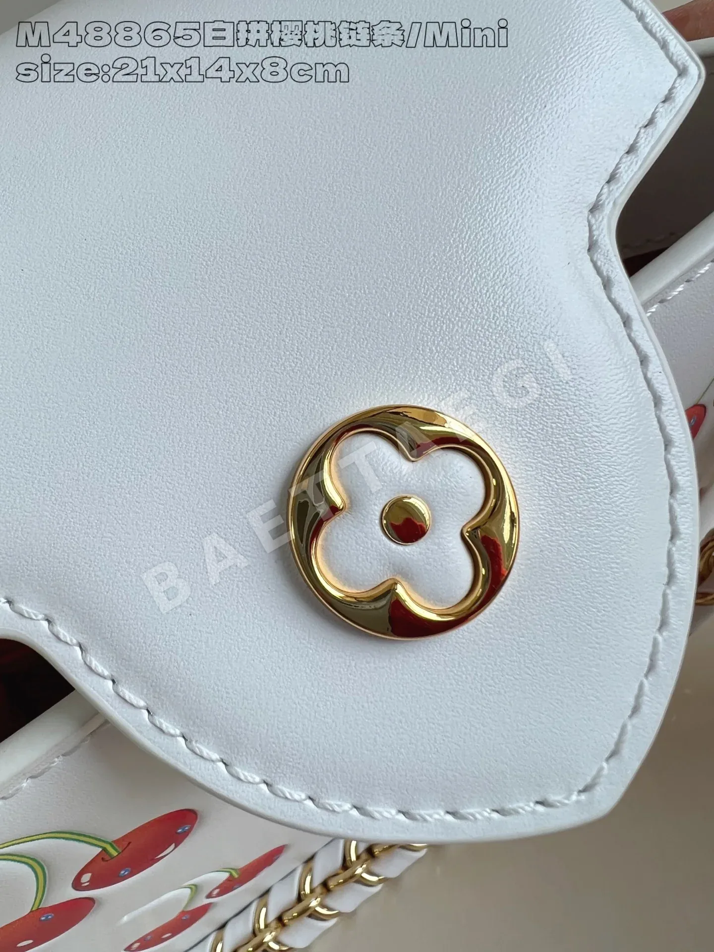 루이비통 카푸신 미니 핸드백 화이트 M48865 상세 이미지 7