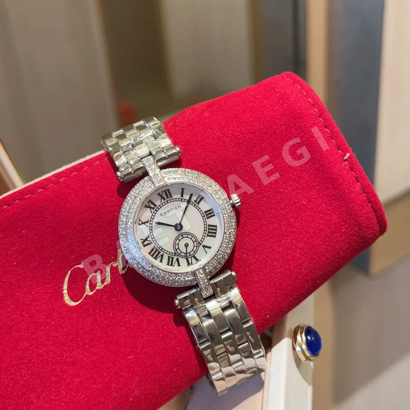 까르띠에 시계 사파이어 글라스 레플리카 42825 Cartier 상세 이미지 5