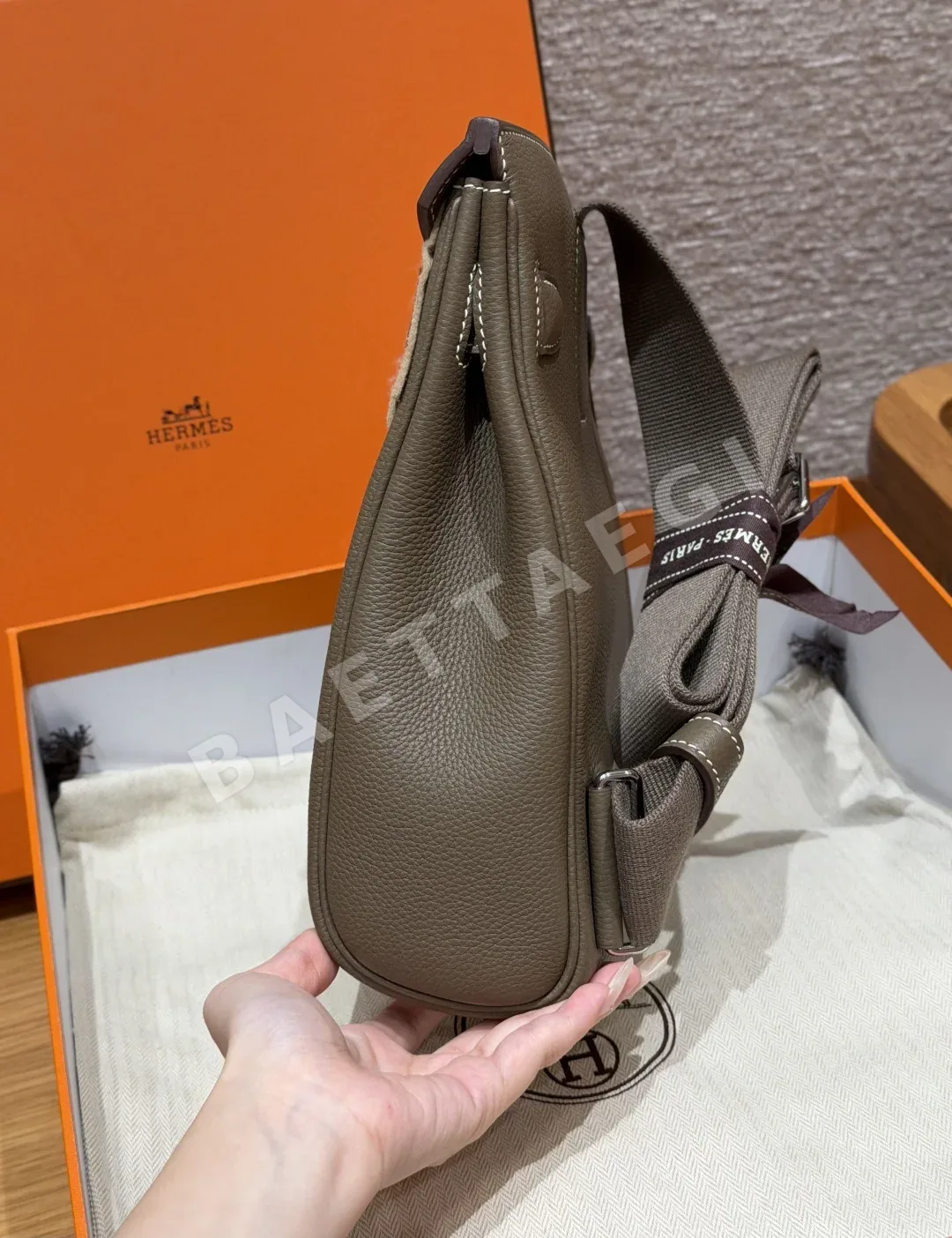 에르메스 핵 아 도 토고 가죽 백팩 상세 이미지 2