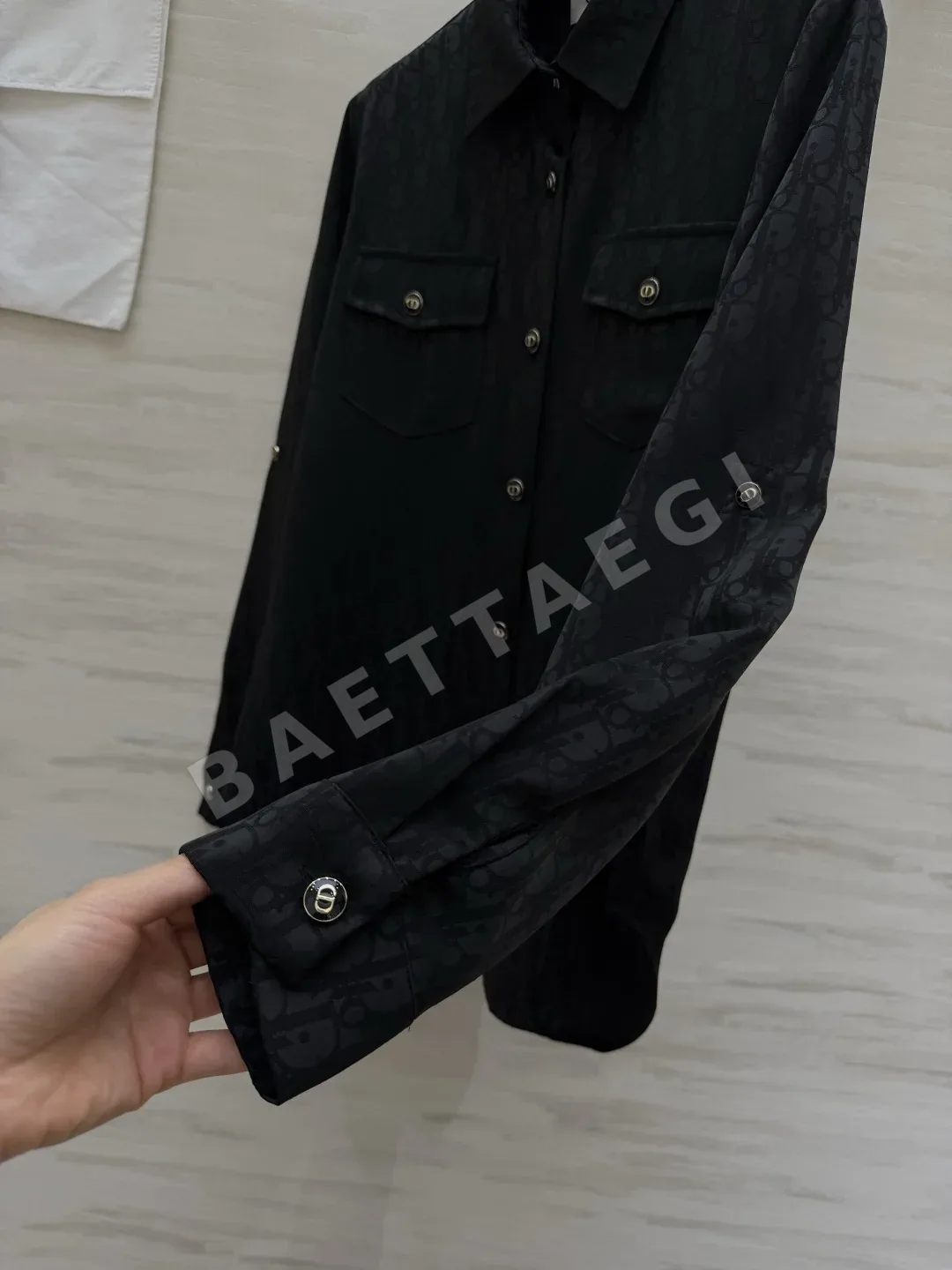 디올 아세테이트 모노그램 셔츠 상세 이미지 6