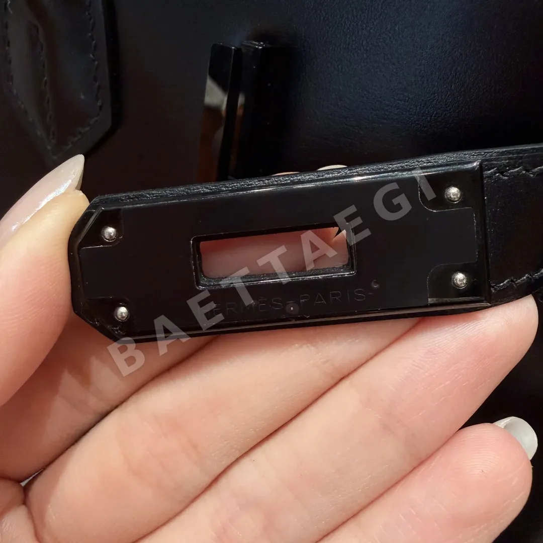 에르메스 버킨 35 블랙 가방 상세 이미지 7