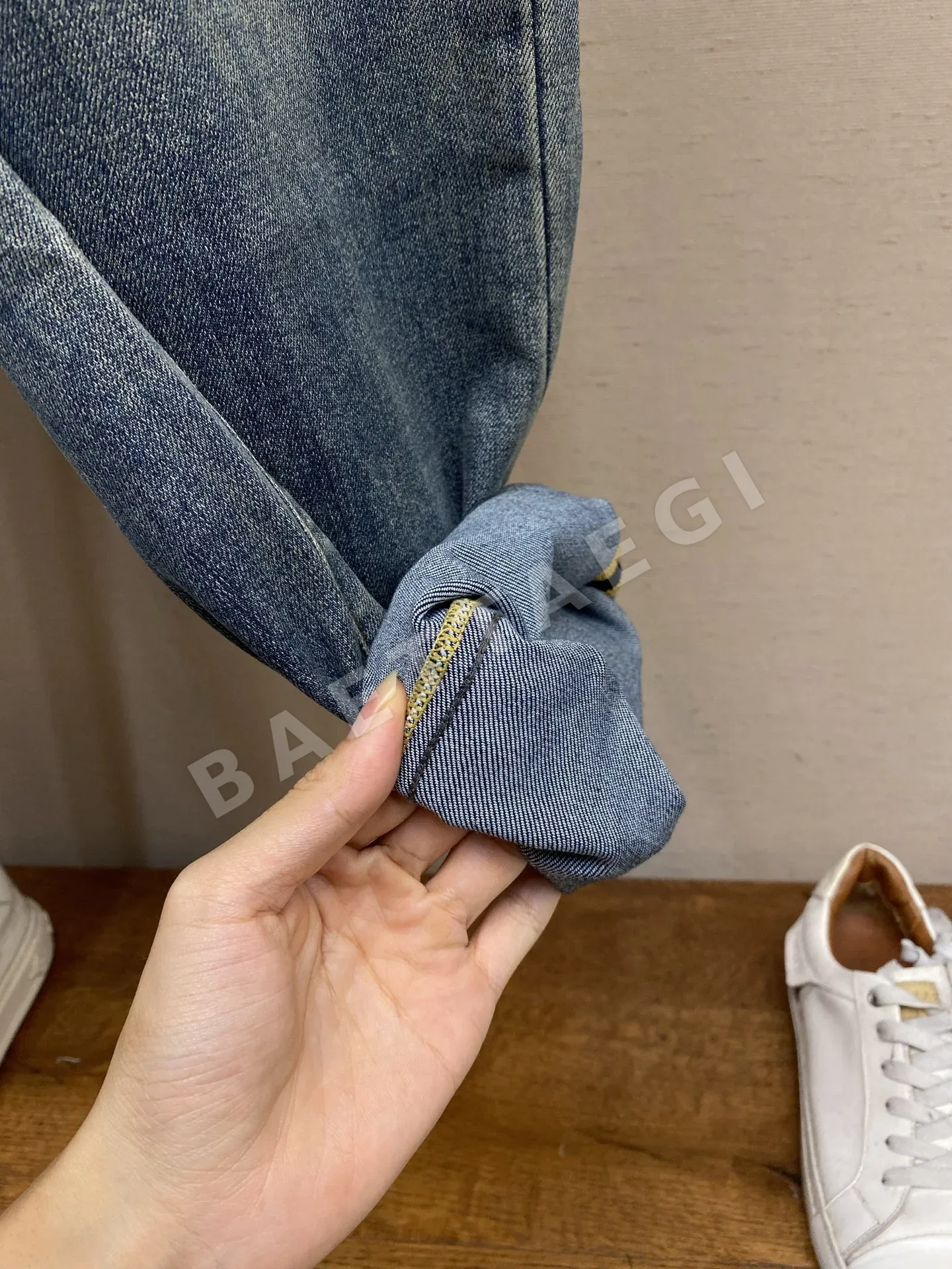 크롬하츠 남성 슬림 핏 청바지 상세 이미지 6