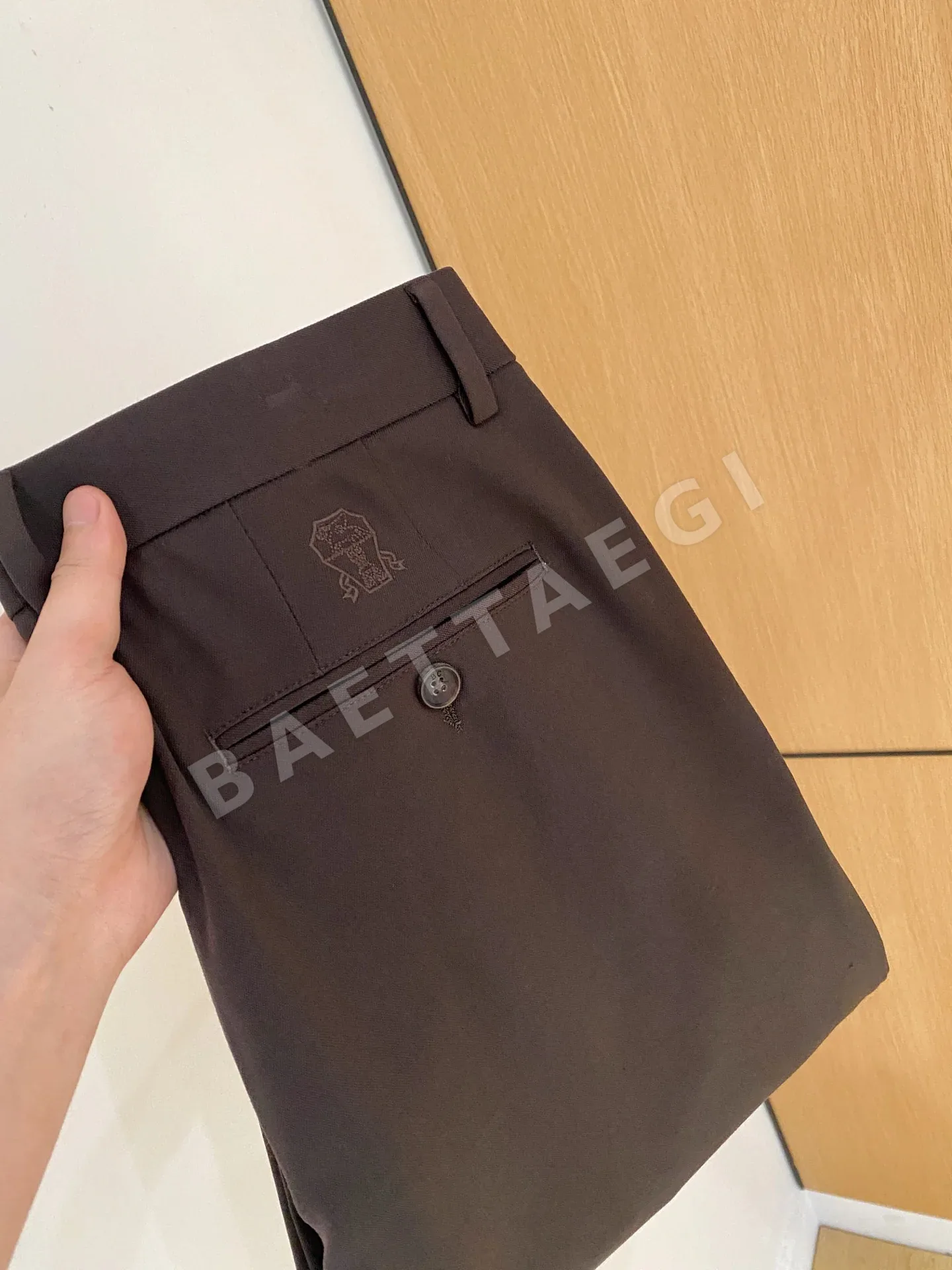 브루넬로쿠치넬리 울 혼방 남성 바지 상세 이미지 11