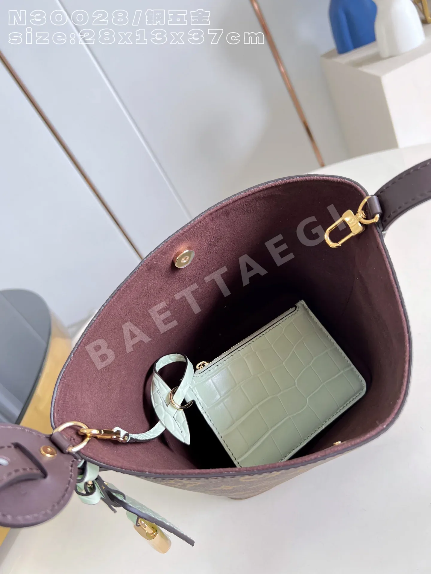 루이비통 BB 모노그램 캔버스 핸드백 N30028 상세 이미지 7