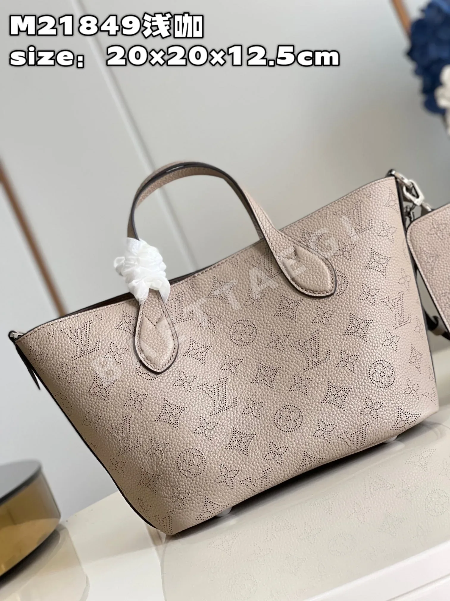 루이비통 M21849 브라운 핸드백 스몰 상세 이미지 6