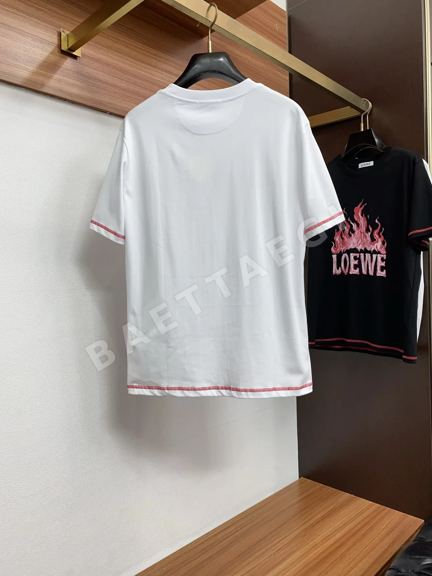 로에베 크루넥 코튼 반팔 티셔츠 상세 이미지 9