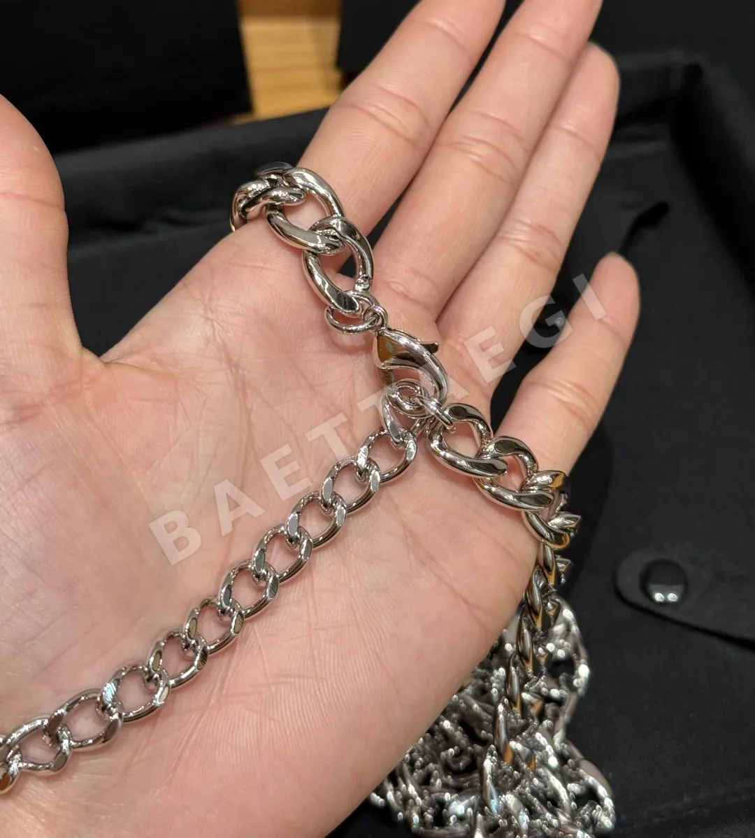 샤넬 더블 C 로고 체인 벨트 상세 이미지 7