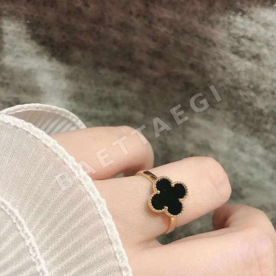 반클리프앤아펠 네잎클로버 골드 반지 63857