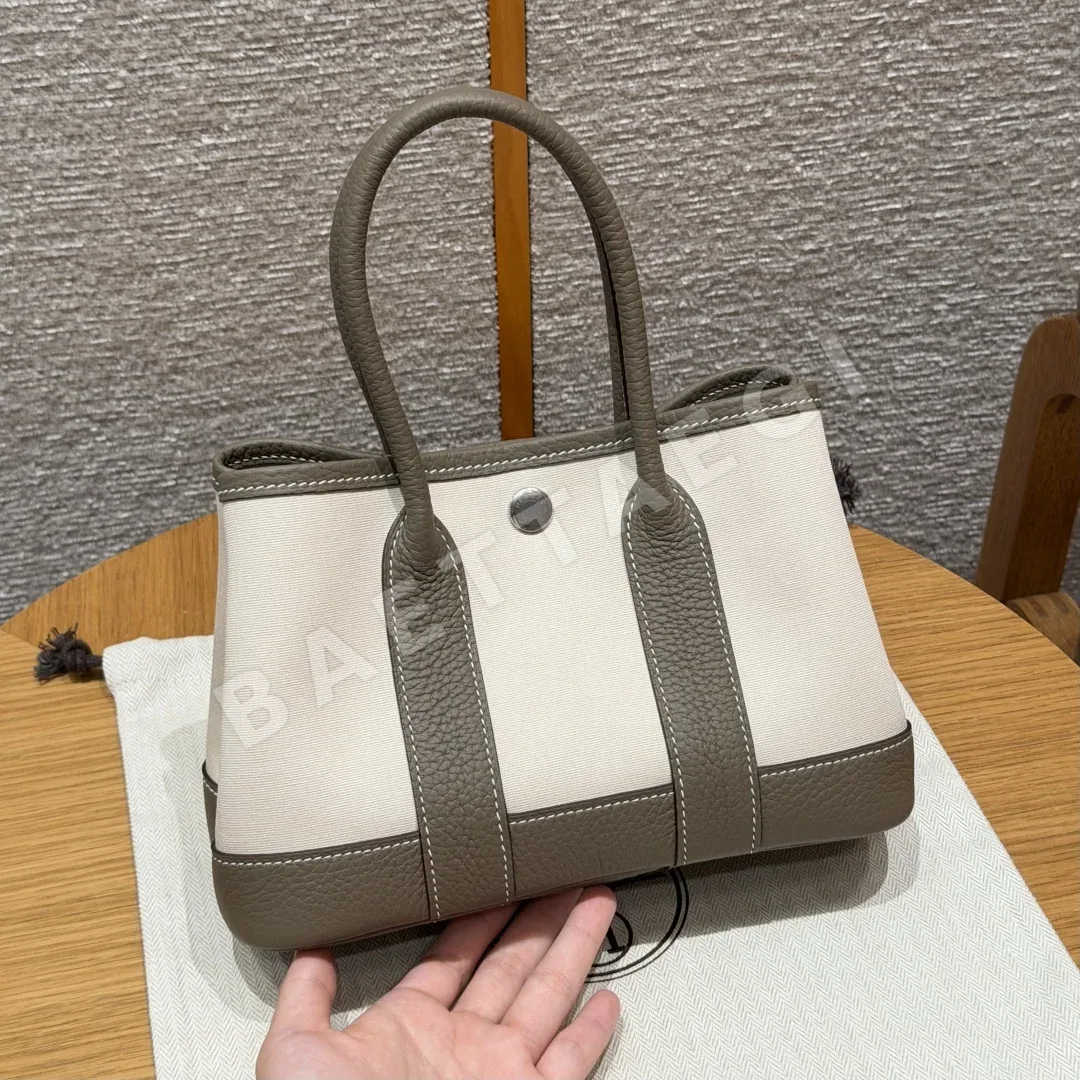 에르메스 가든파티 미니 캔버스 가방 159854