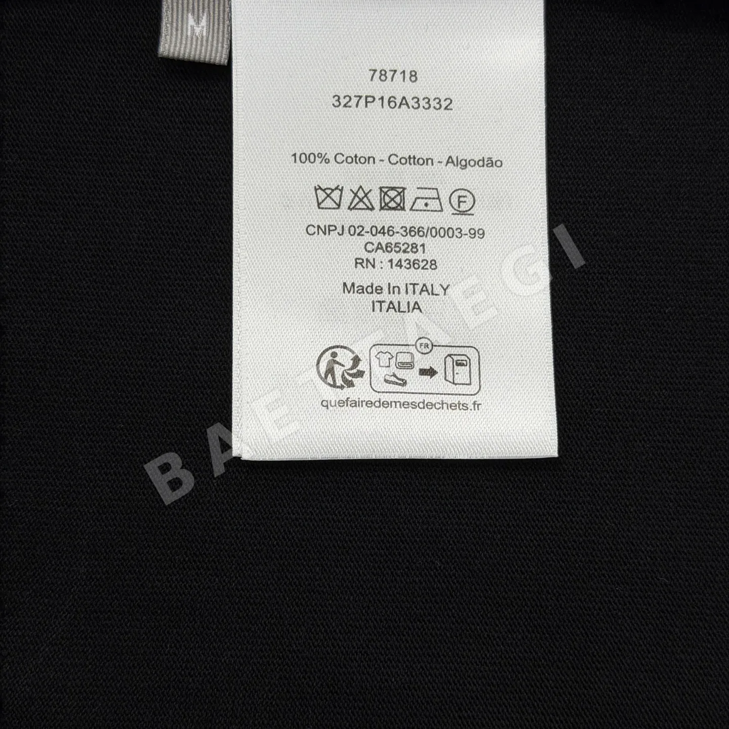 디올 로고 자수 남성 반팔 티셔츠 상세 이미지 9