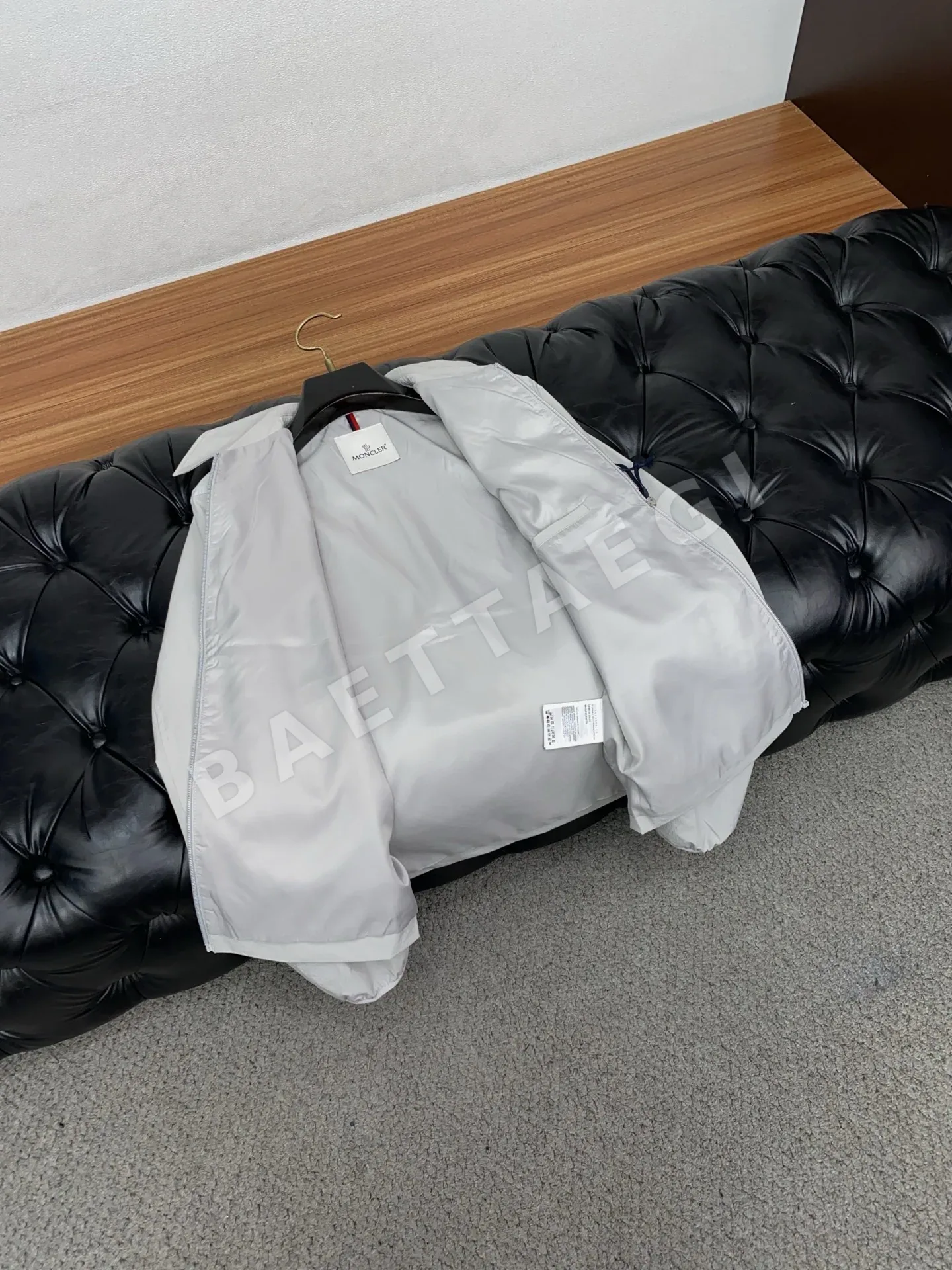 몽클레르 프린트 카라 자켓 상세 이미지 7