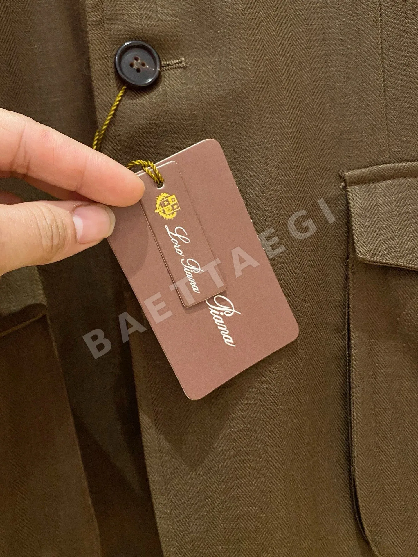 로로피아나 2026 년 신제품 린넨 남성 자켓 상세 이미지 5