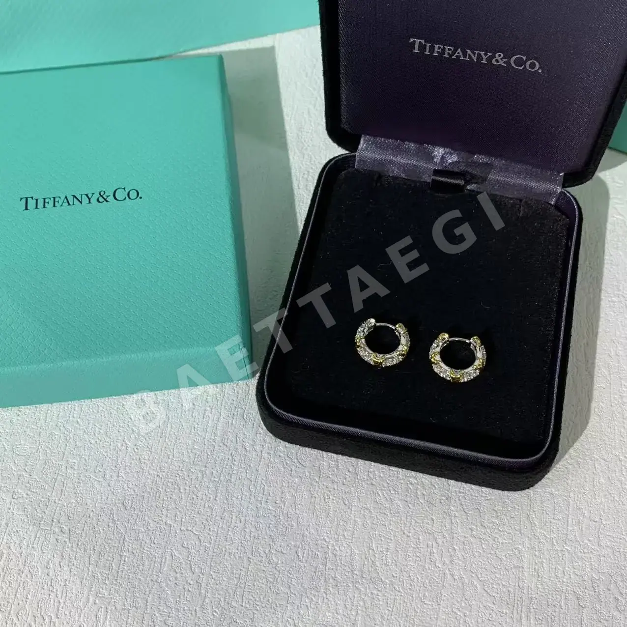 티파니 컬러 블로킹 귀걸이 상세 이미지 6
