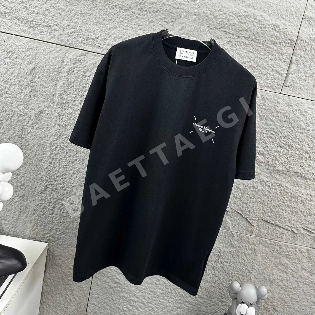 마르지엘라 3D 자수 열전사 반팔 티셔츠 상세 이미지 4
