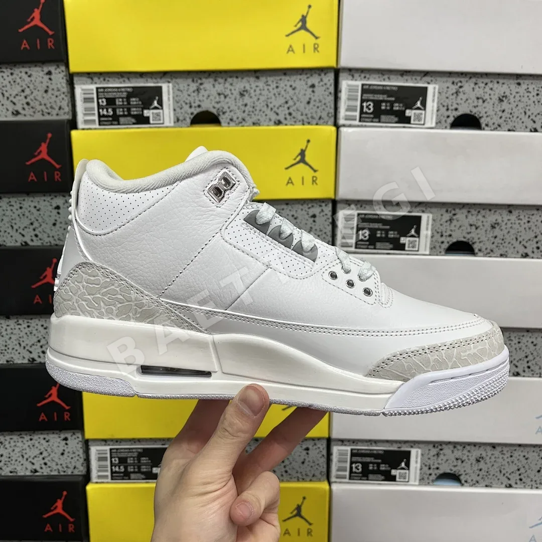나이키 [GX] 조던 3 레트로 화이트 CT8532-111 201347 Nike Jordan 3 Retro Pure Money 상세 이미지 5