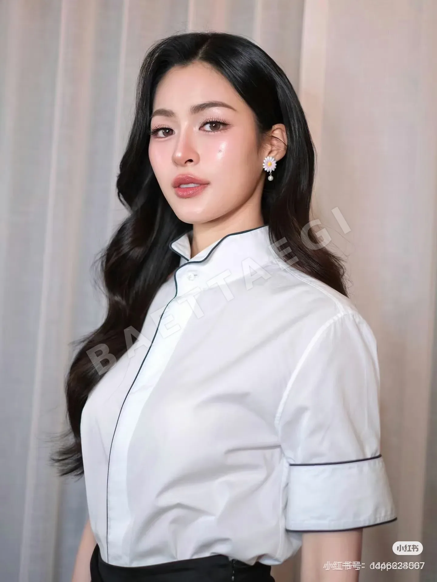 디올 여성 코튼 반팔 셔츠 레플리카 상세 이미지 5