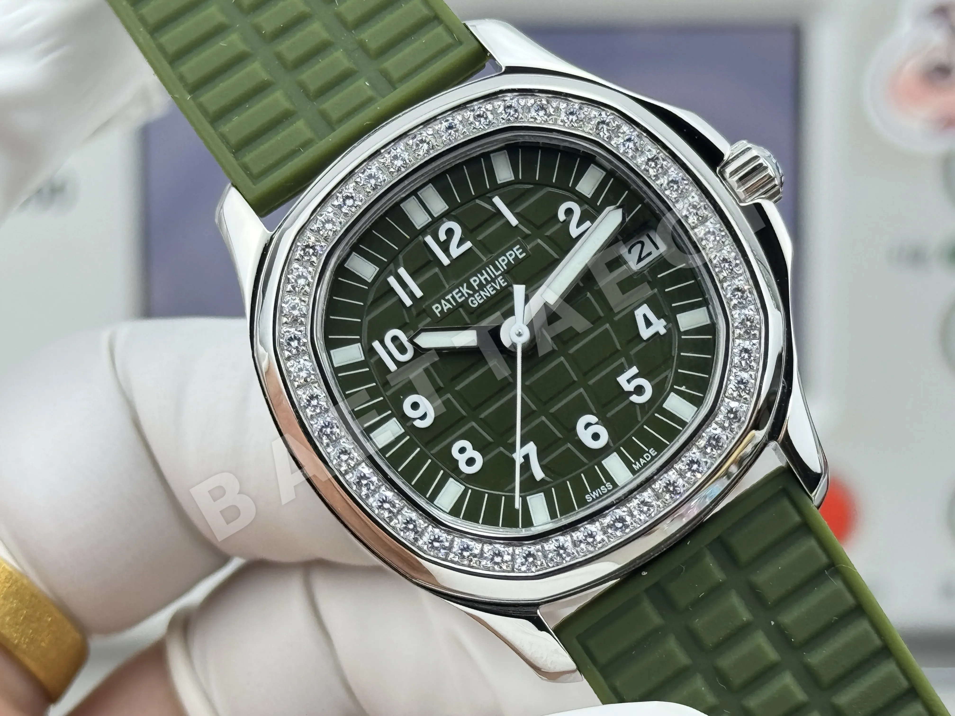 파텍필립 아쿠아넛 자동 여성용 GR 공장 레플리카 44065 Patek Philippe 상세 이미지 13