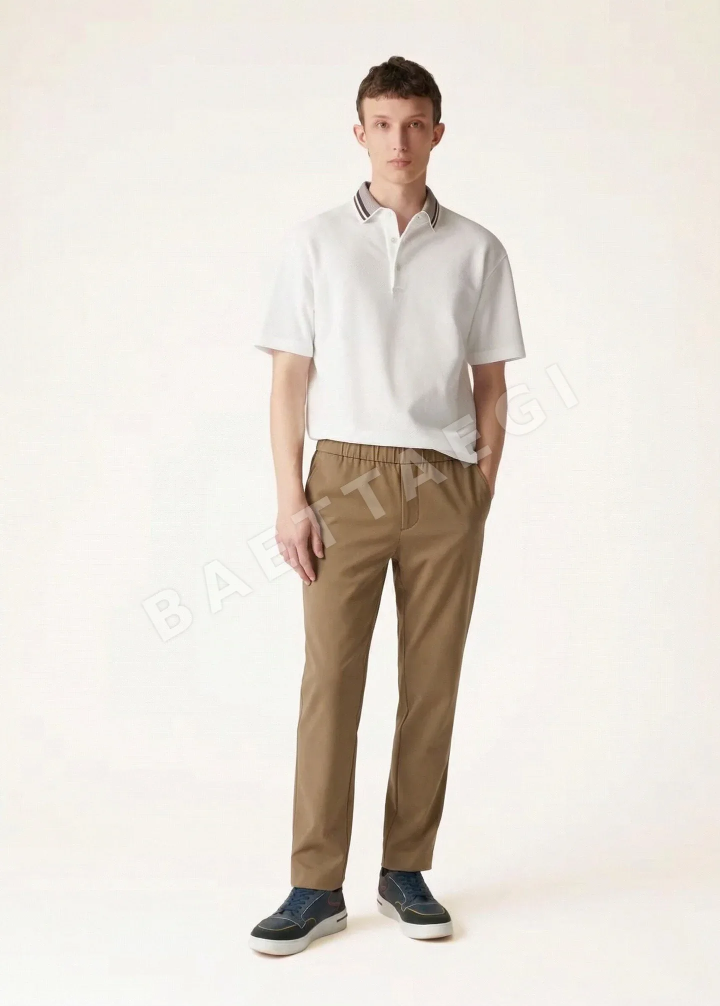 로로피아나 울 혼방 남성 바지 88388