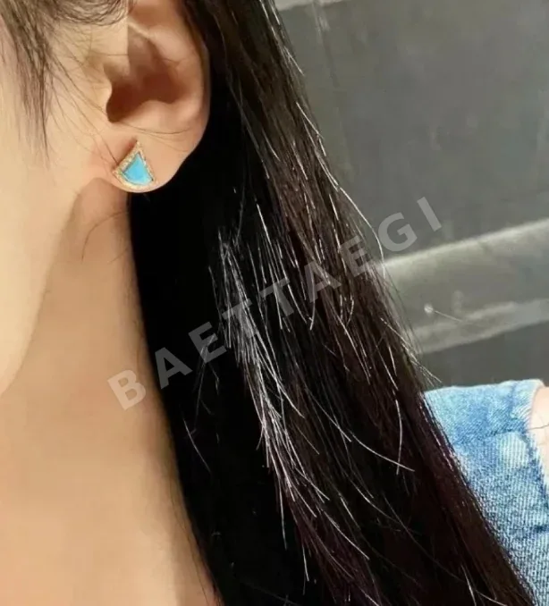 불가리 터쿼이즈 장식 귀걸이 상세 이미지 2