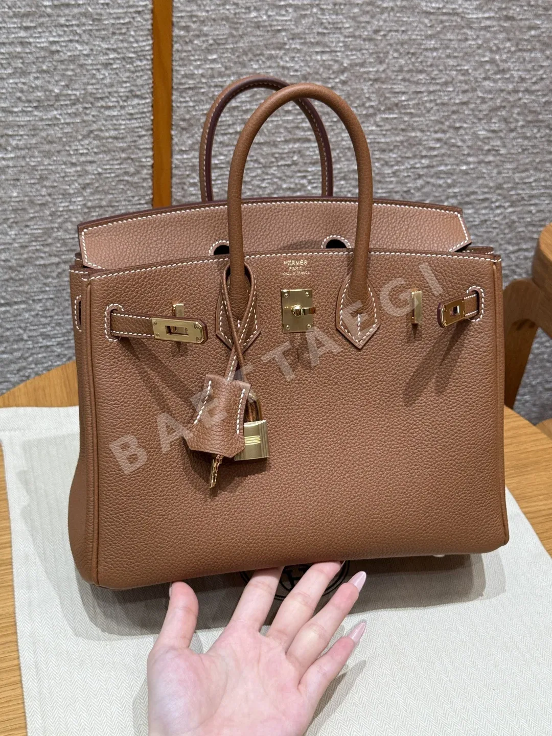 에르메스 버킨 25 토고 가죽 가방 192883