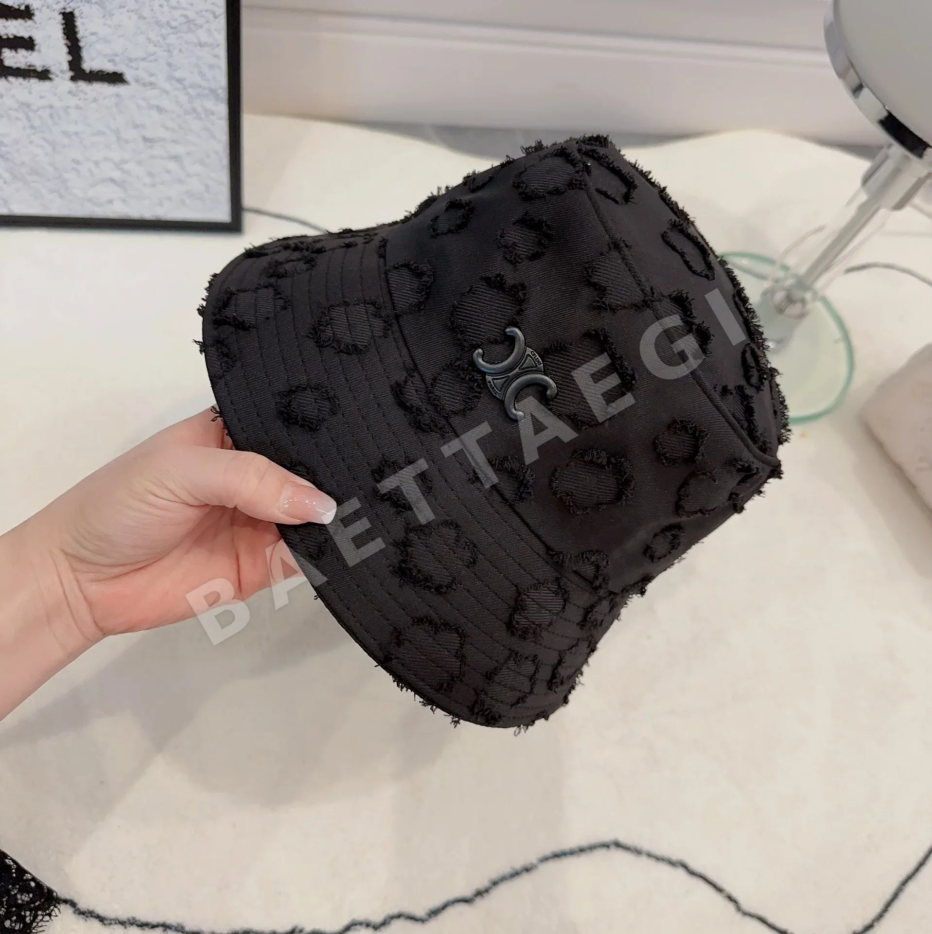 셀린느 자카드 서머 버켓 햇 상세 이미지 5