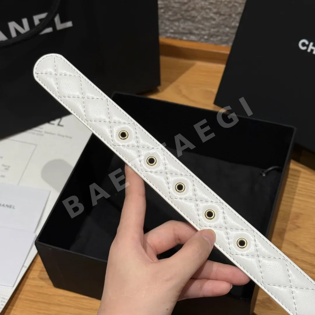 샤넬 램스킨 더블 C 메탈 벨트 상세 이미지 8