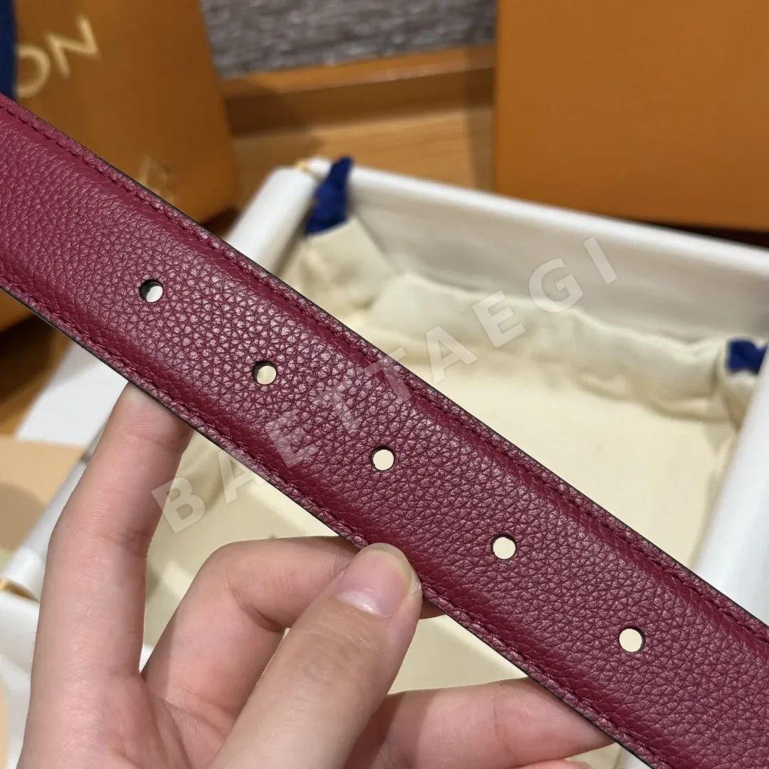 루이비통 플라워그램 라운드 30mm 리버시블 벨트 상세 이미지 7