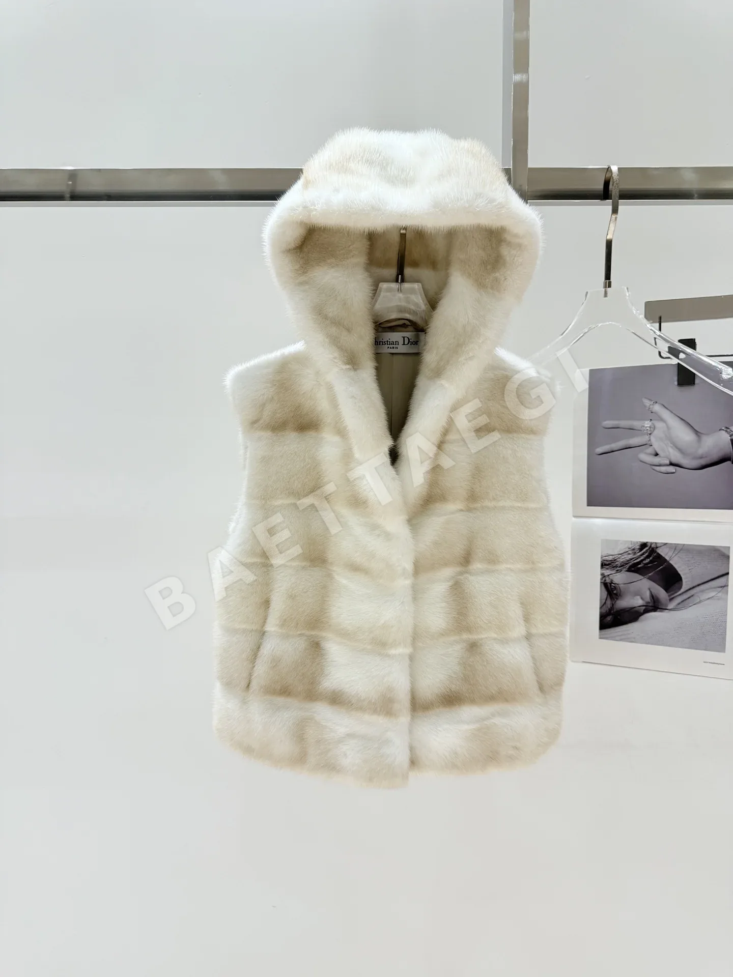 디올 밍크 조끼 상세 이미지 7