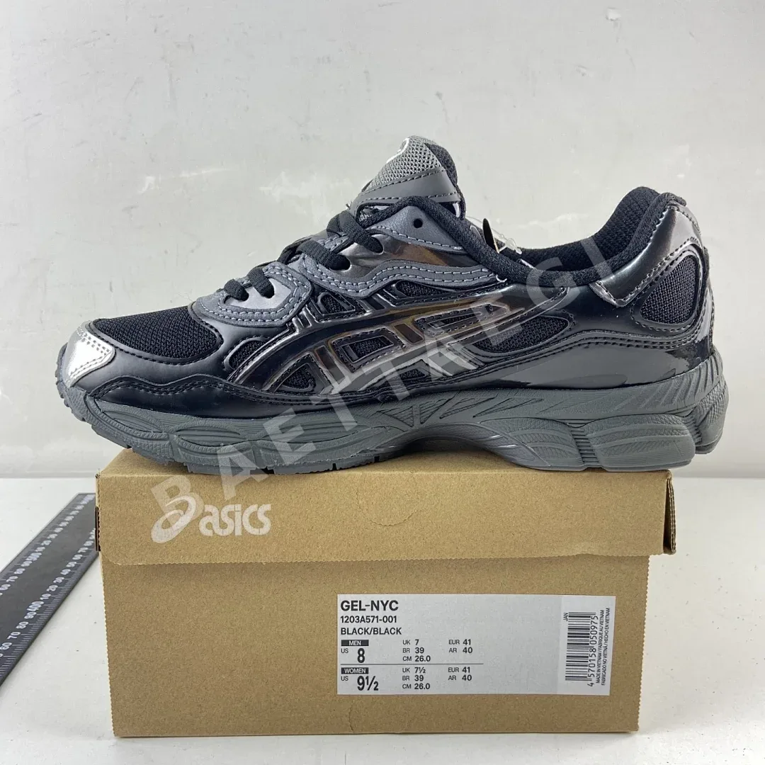 아식스 [HP] 젤 NYC 200209 Asics Gel-NYC Kicki Yang Zhang Black Pure Silver 상세 이미지 4