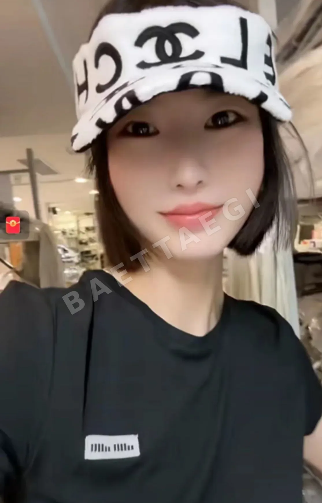 샤넬 탑 미니 샹들리에 메시 모자 상세 이미지 6