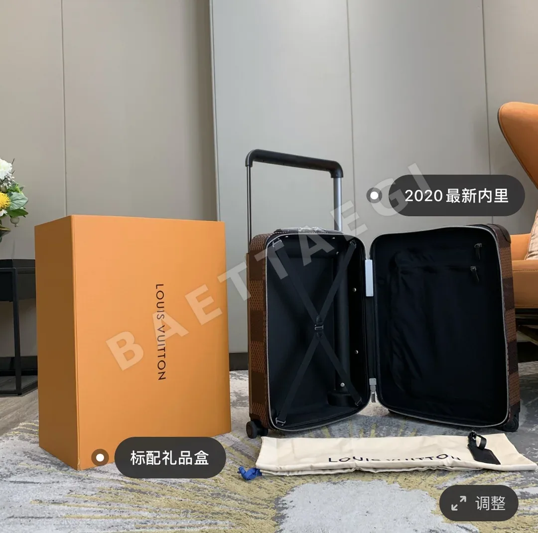 여행가방 루이비통 자이언트 다미에 에벤 코팅 캔버스 여행가방 상세 이미지 6