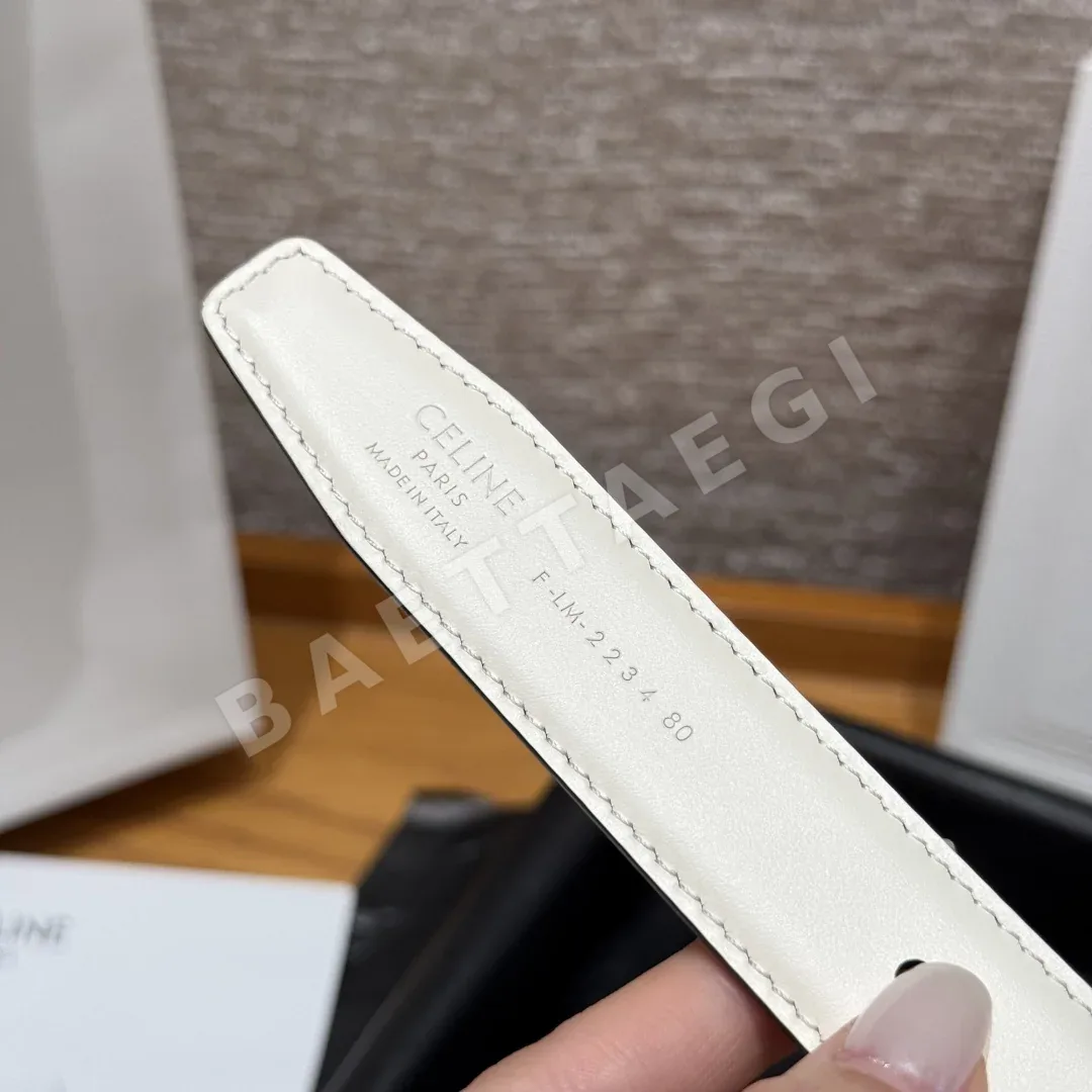 셀린느 ALIX 리버시블 소가죽 벨트 상세 이미지 9