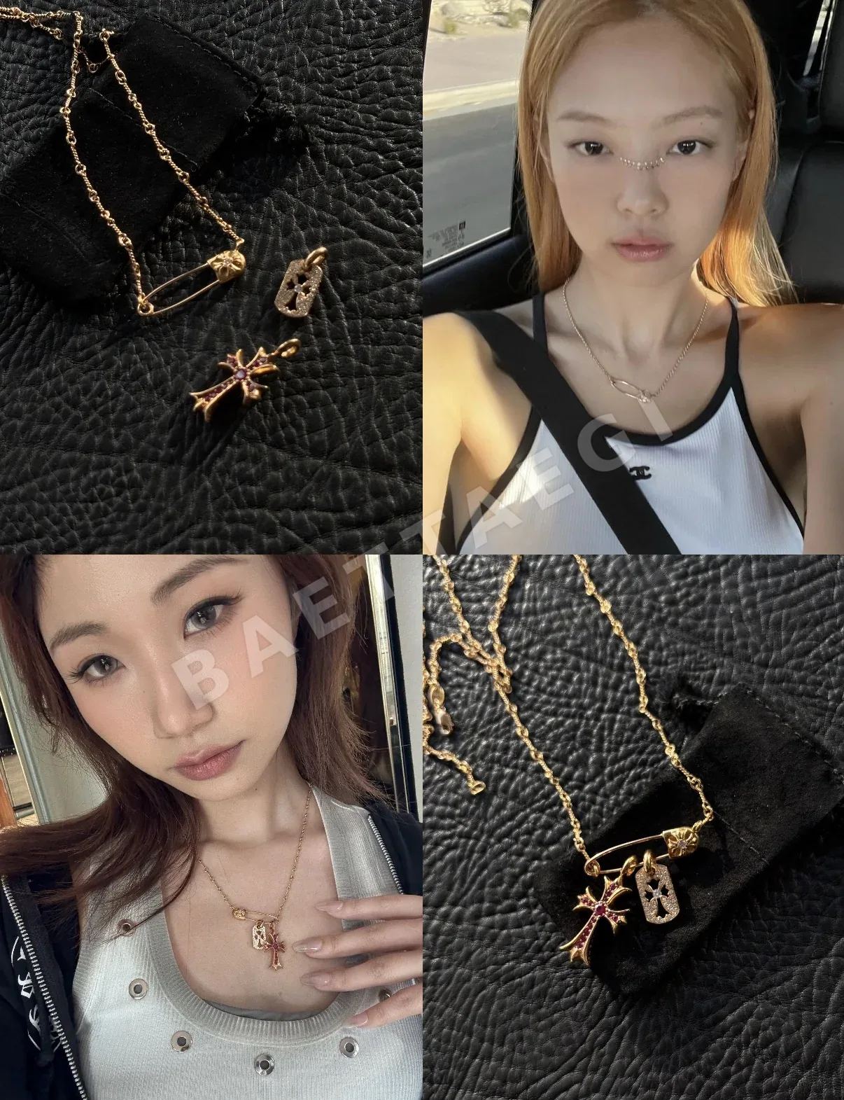 크롬하츠 골드 도금 조절 목걸이 상세 이미지 11