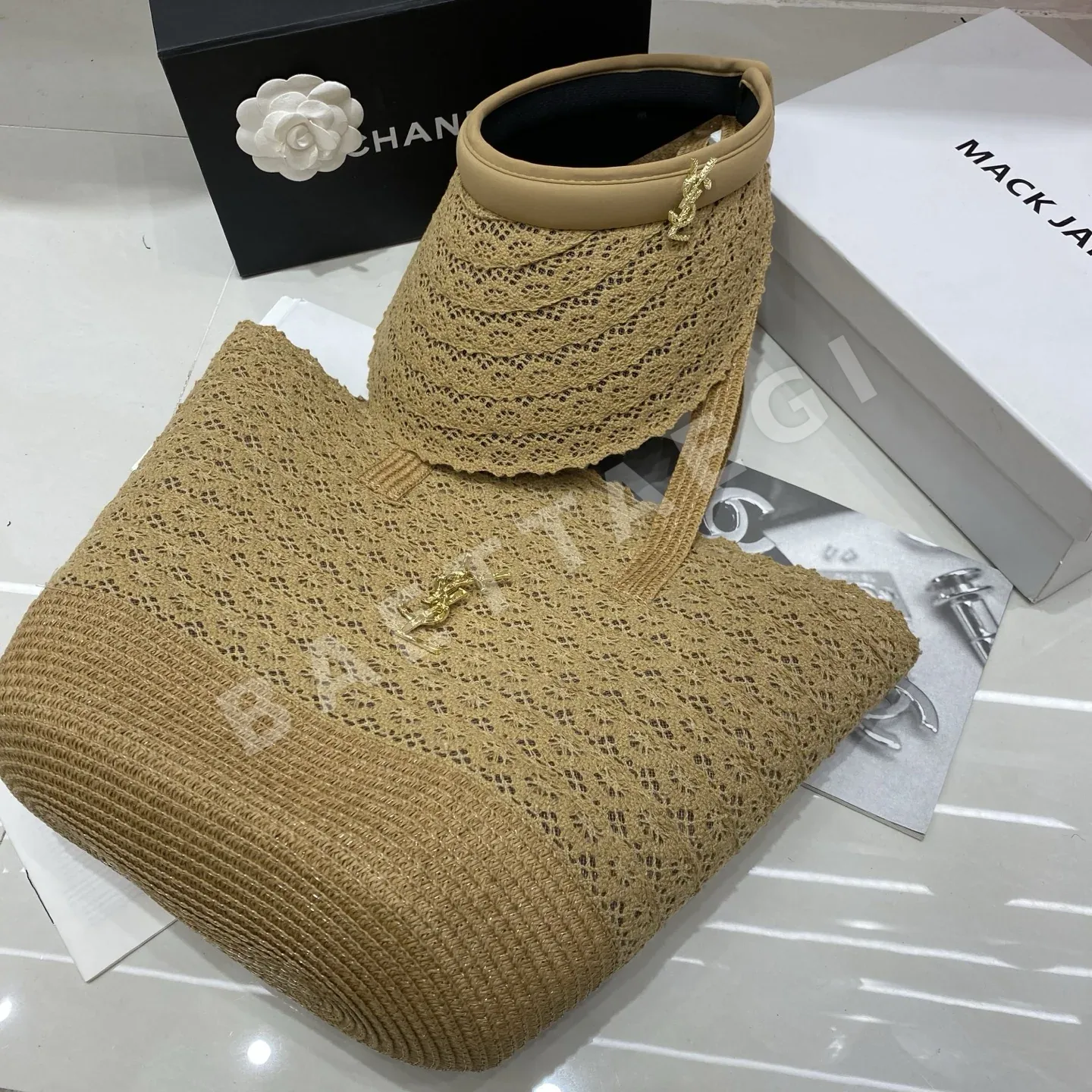 생로랑 레이스 모자 상세 이미지 3