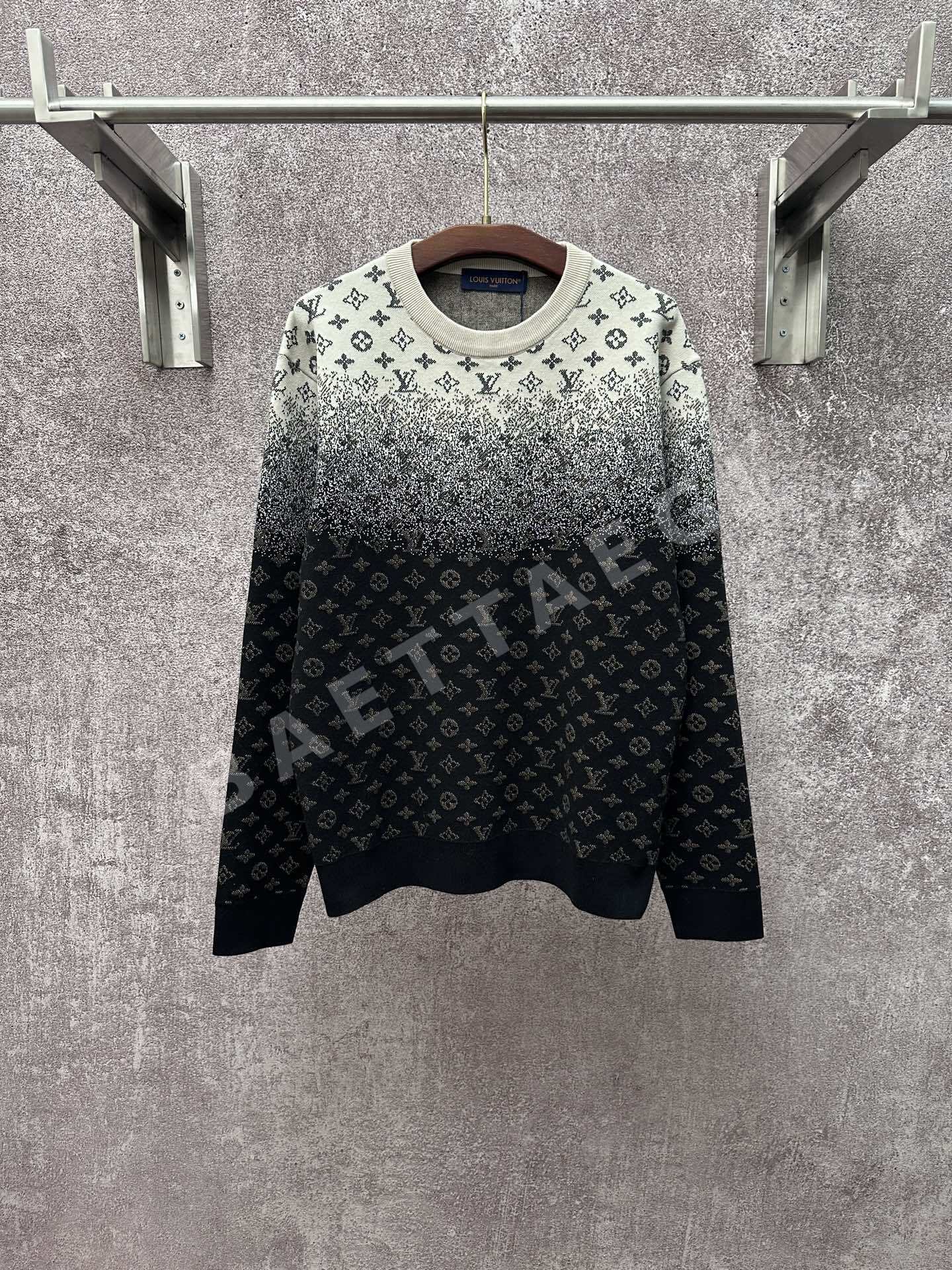 루이비통 로고 모노그램 오버핏 워싱 남성 맨투맨 레플리카 46297 Louis Vuitton 상세 이미지 1