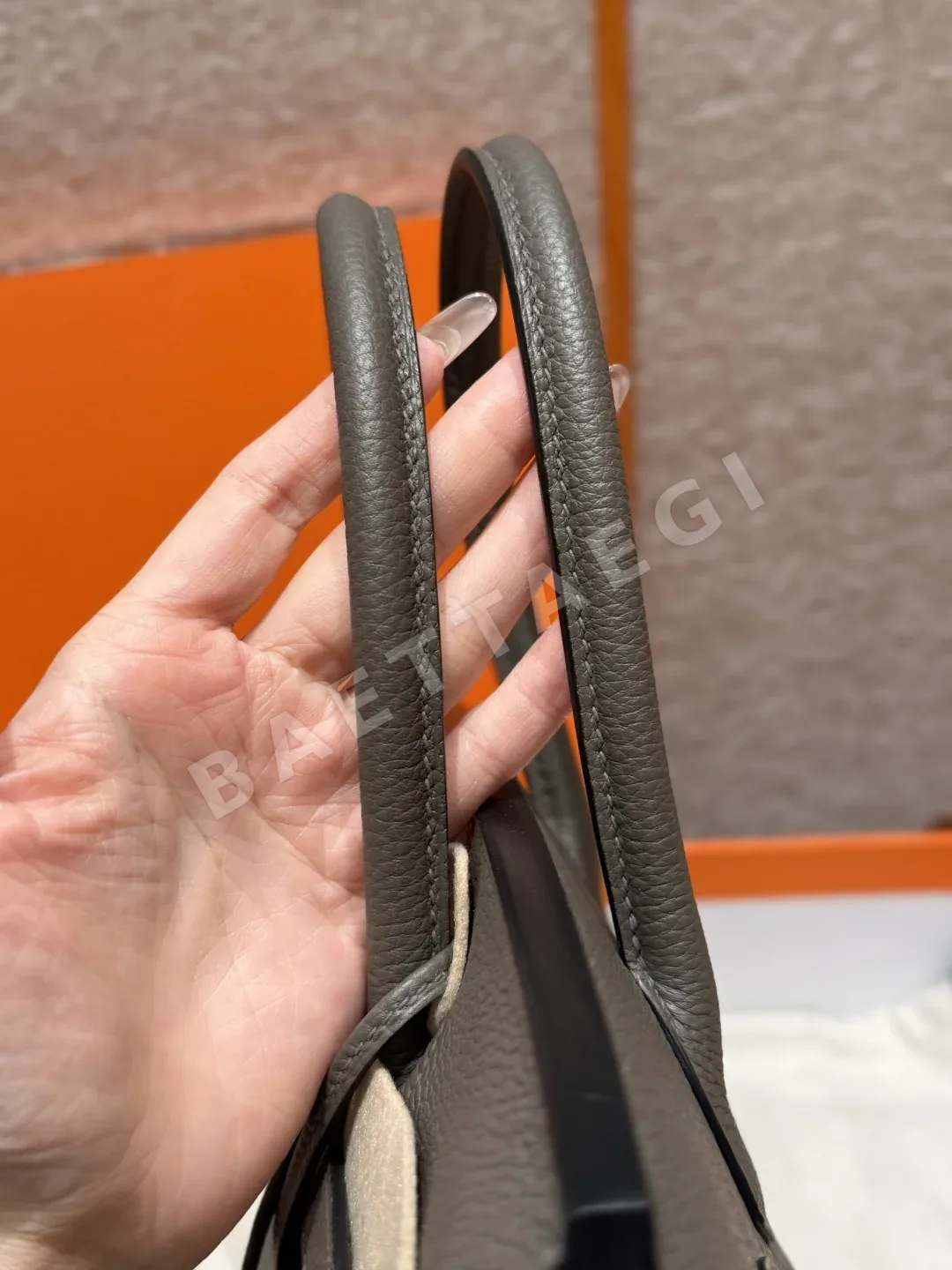 에르메스 버킨 30 핑크 토고 가죽 가방 상세 이미지 6