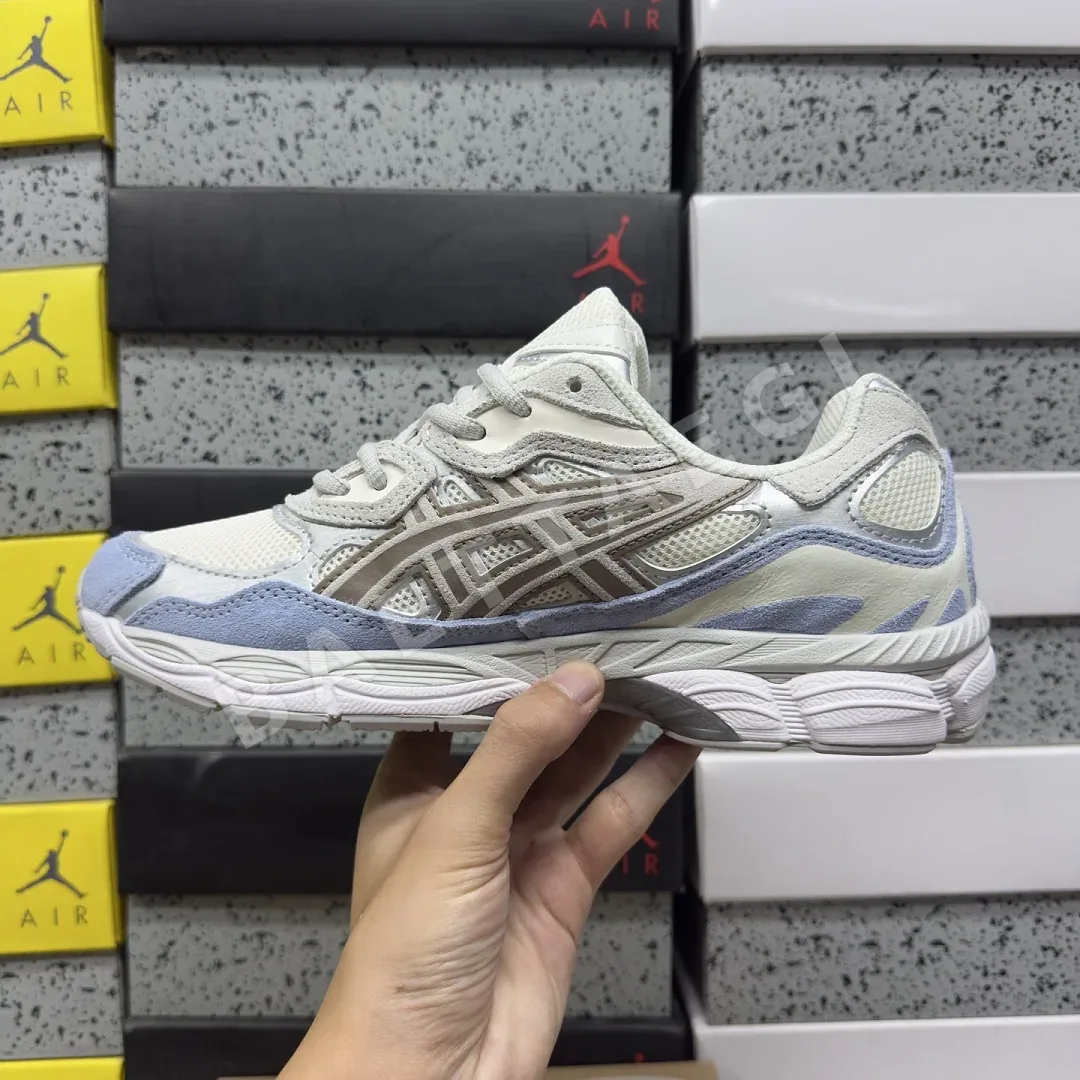 아식스 [M] 젤 NYC 1203A953-100 200505 Asics Gel-NYC Cream Cloud Grey Blue 상세 이미지 5