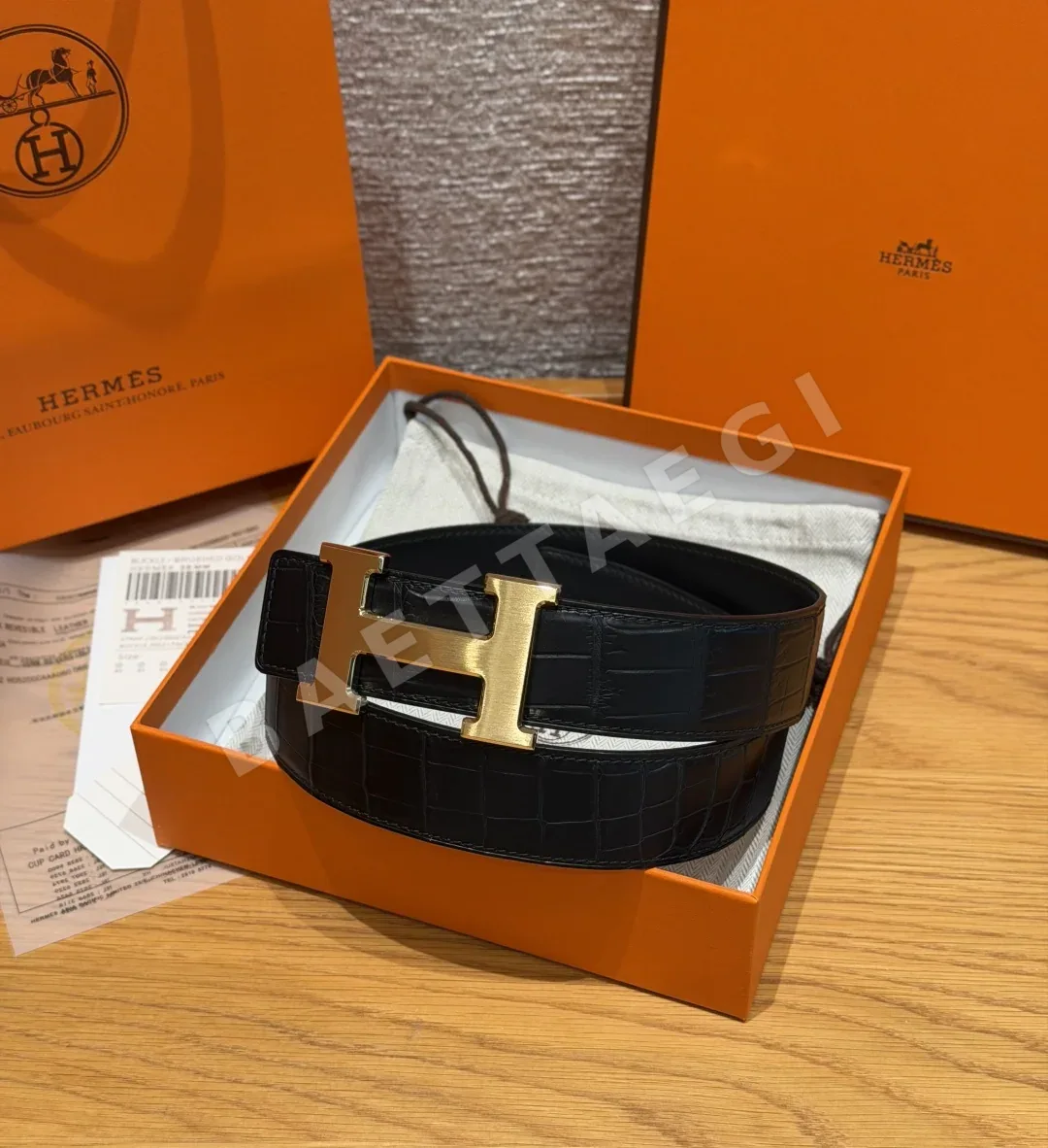 에르메스 H 콘스턴스 리버시블 가죽 벨트 176584