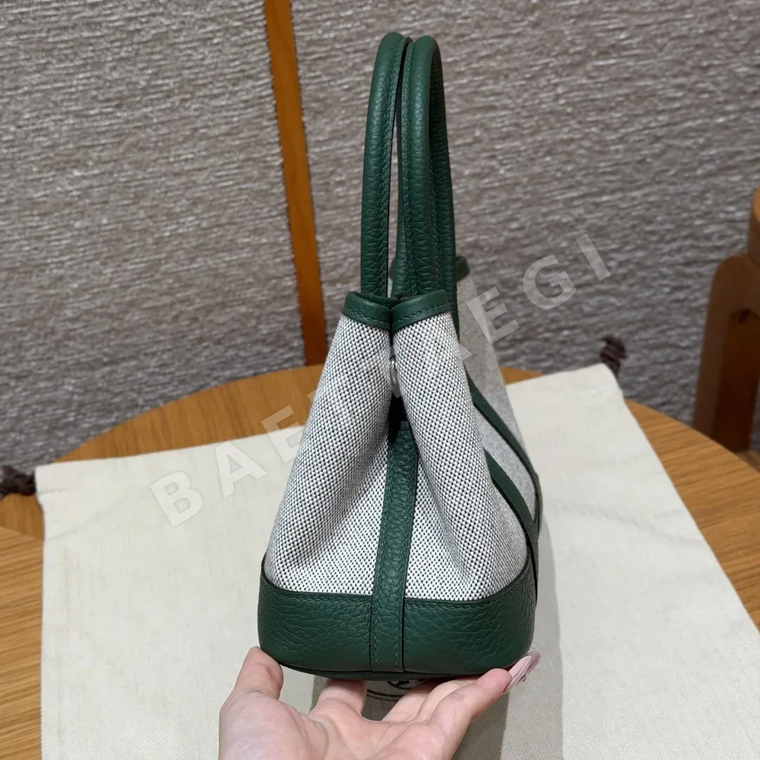 에르메스 가든파티 미니 캔버스 가방 상세 이미지 4