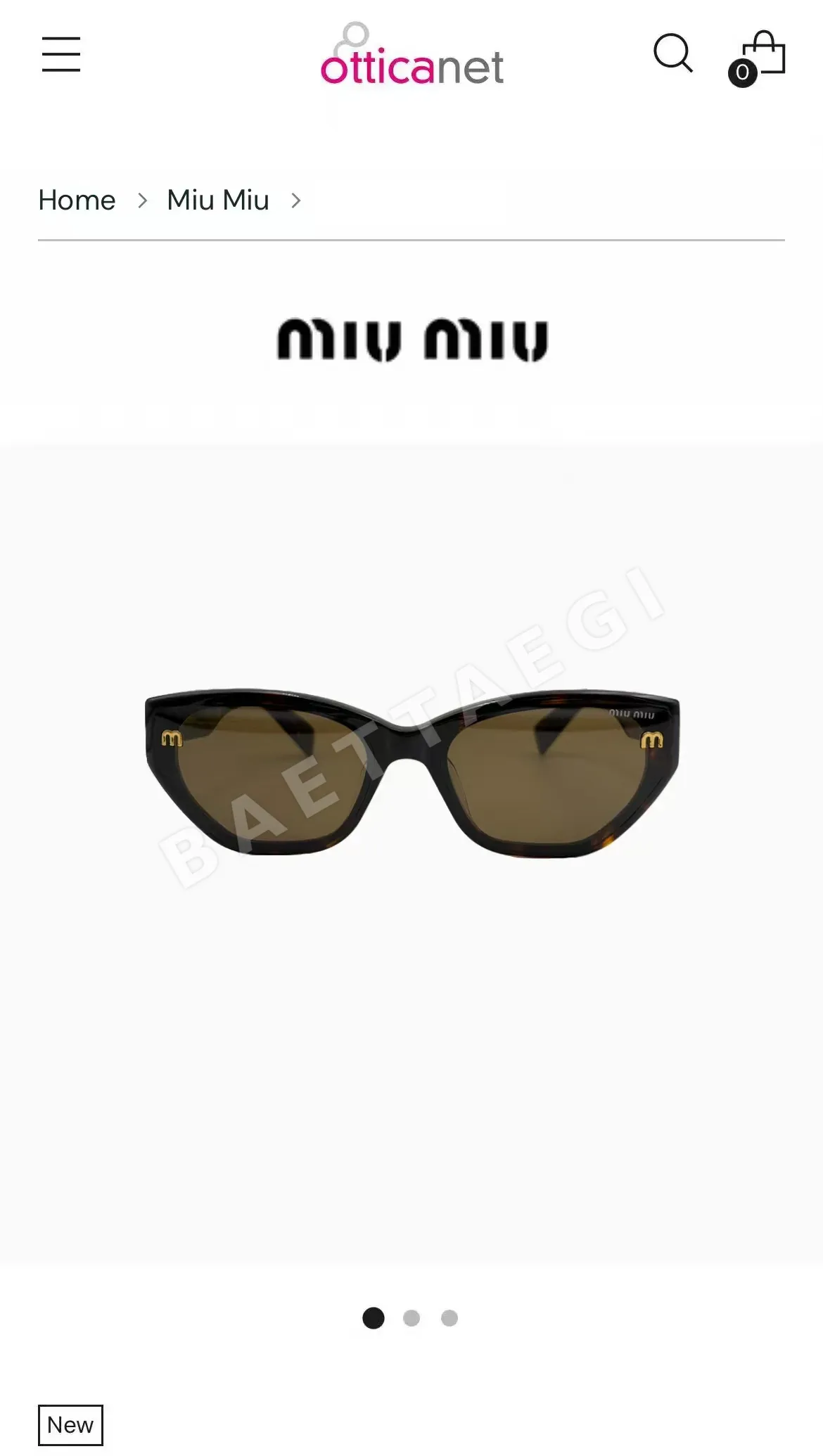 미우미우 MU66 ZS 선글라스 상세 이미지 3