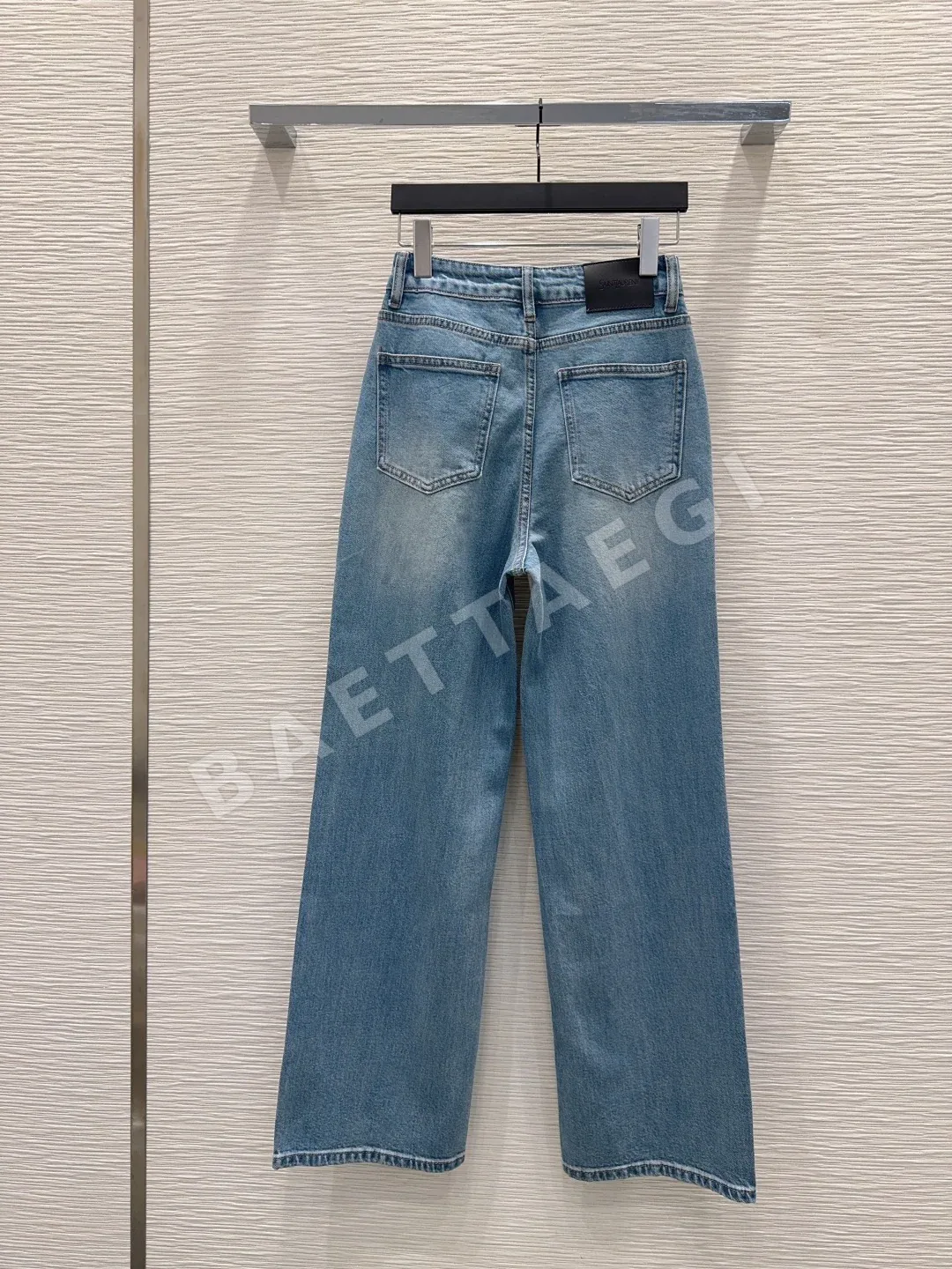 생로랑 3D 테일러드 핏 여성 청바지 상세 이미지 8