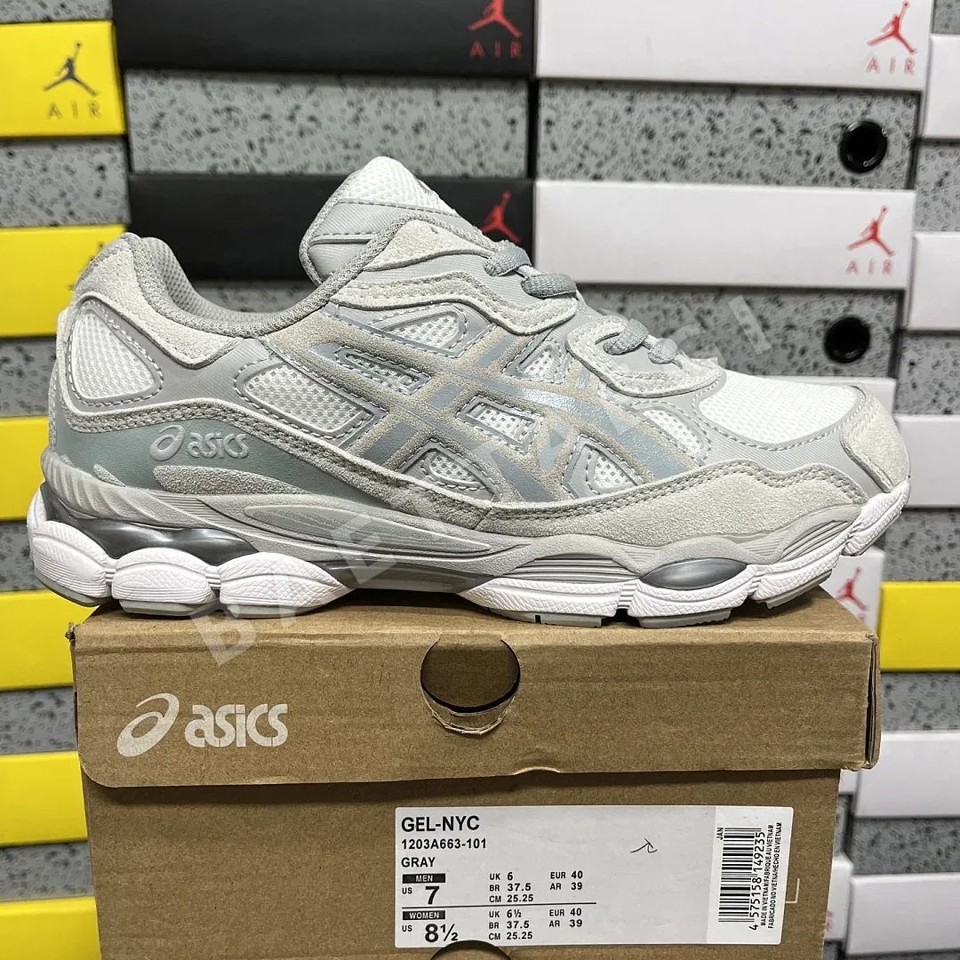 아식스 [RT] 젤 NYC 1203A663-101 200363 Asics Gel-NYC Cream Cloud Grey