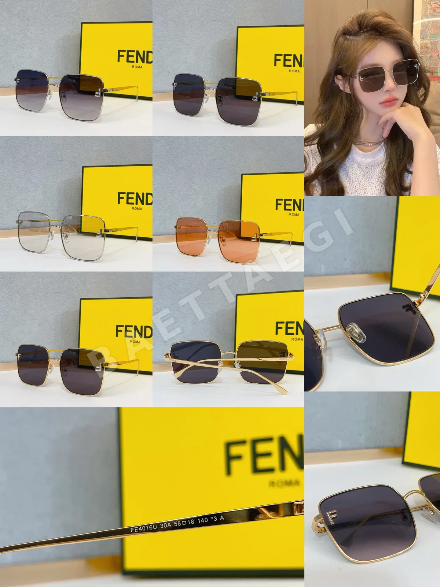 펜디 FE4076 U 선글라스 U 74222