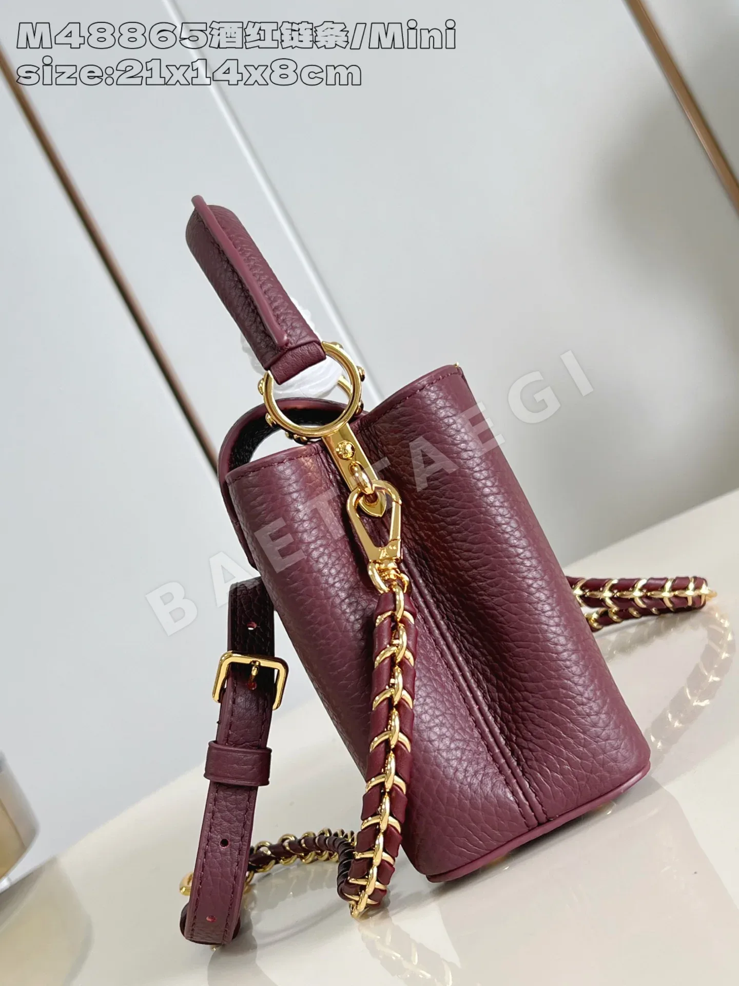 루이비통 카푸신 미니 핸드백 M48865 상세 이미지 3