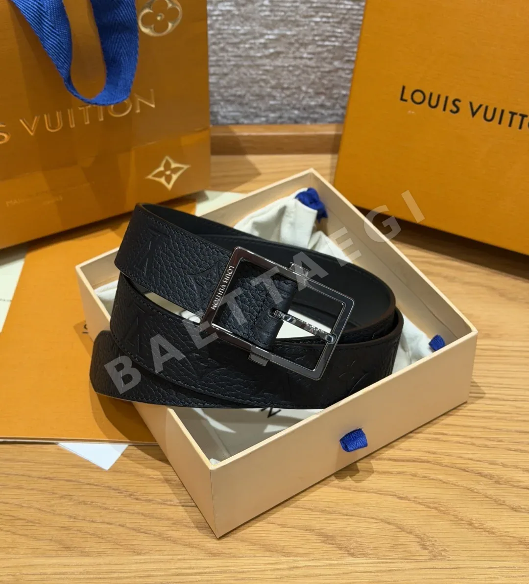 루이비통 LV 퐁느프 35mm 가죽 벨트 상세 이미지 2
