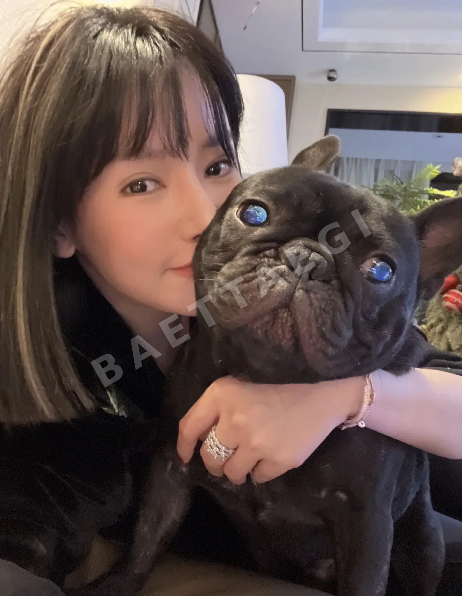에르메스 물결 디자인 금도금 실버 반지 상세 이미지 9