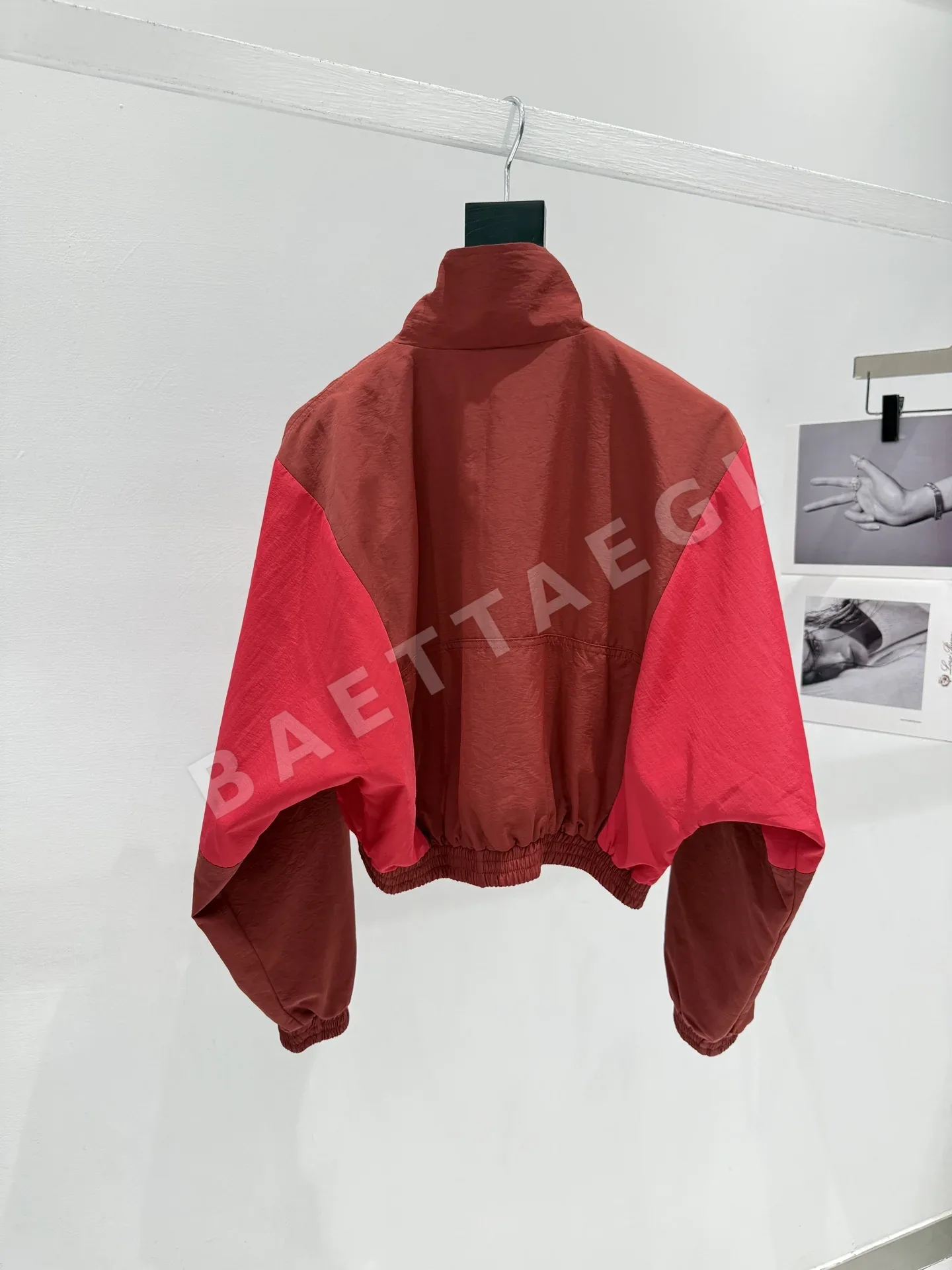 생로랑 스탠드카라 더블포켓 여성 자켓 상세 이미지 9