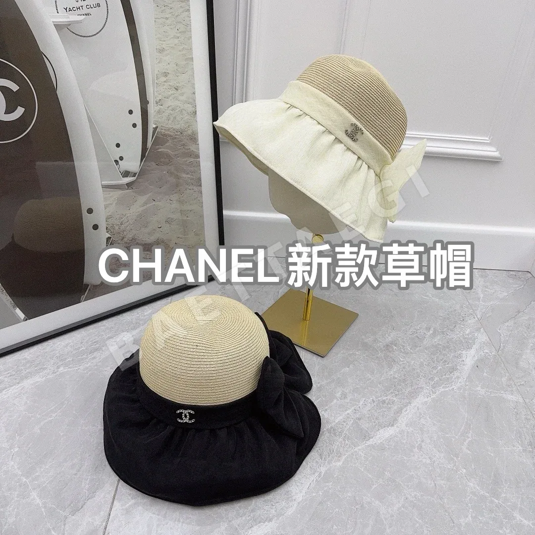 샤넬 패치워크 밀짚모자 상세 이미지 10