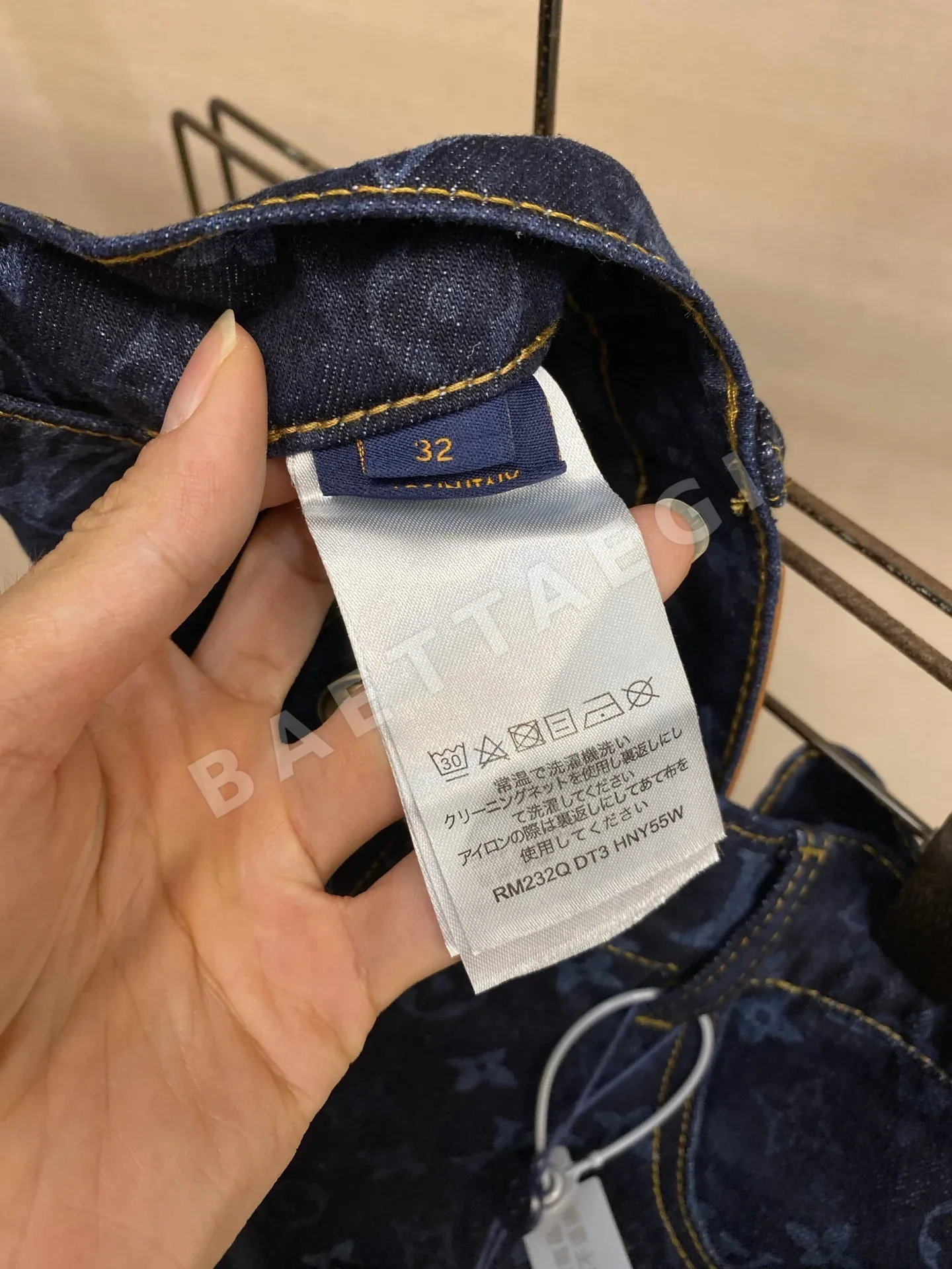 루이비통 모노그램 데님 반바지 상세 이미지 6