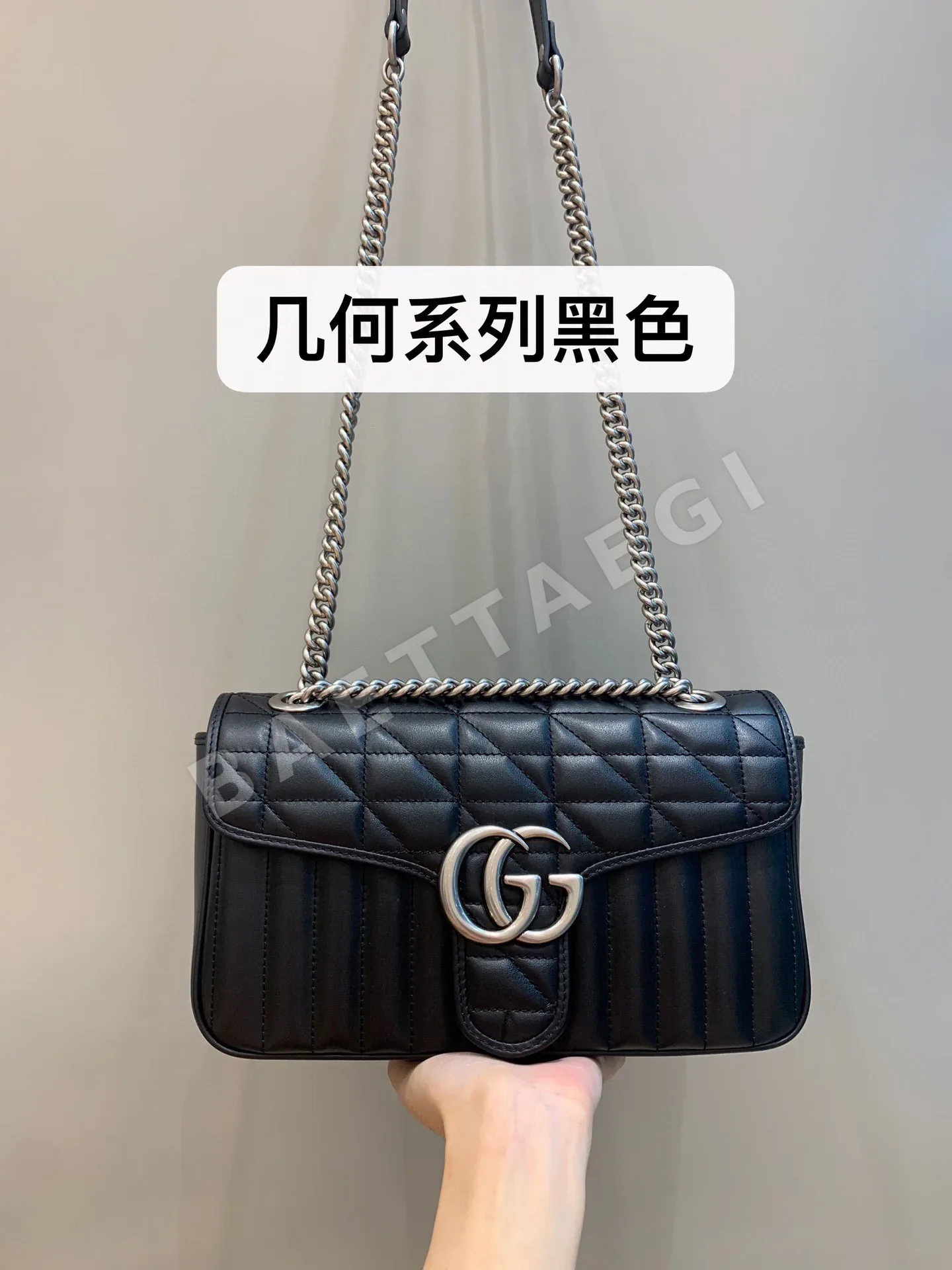 구찌 마몬 실로 자수 가죽 가방 상세 이미지 4